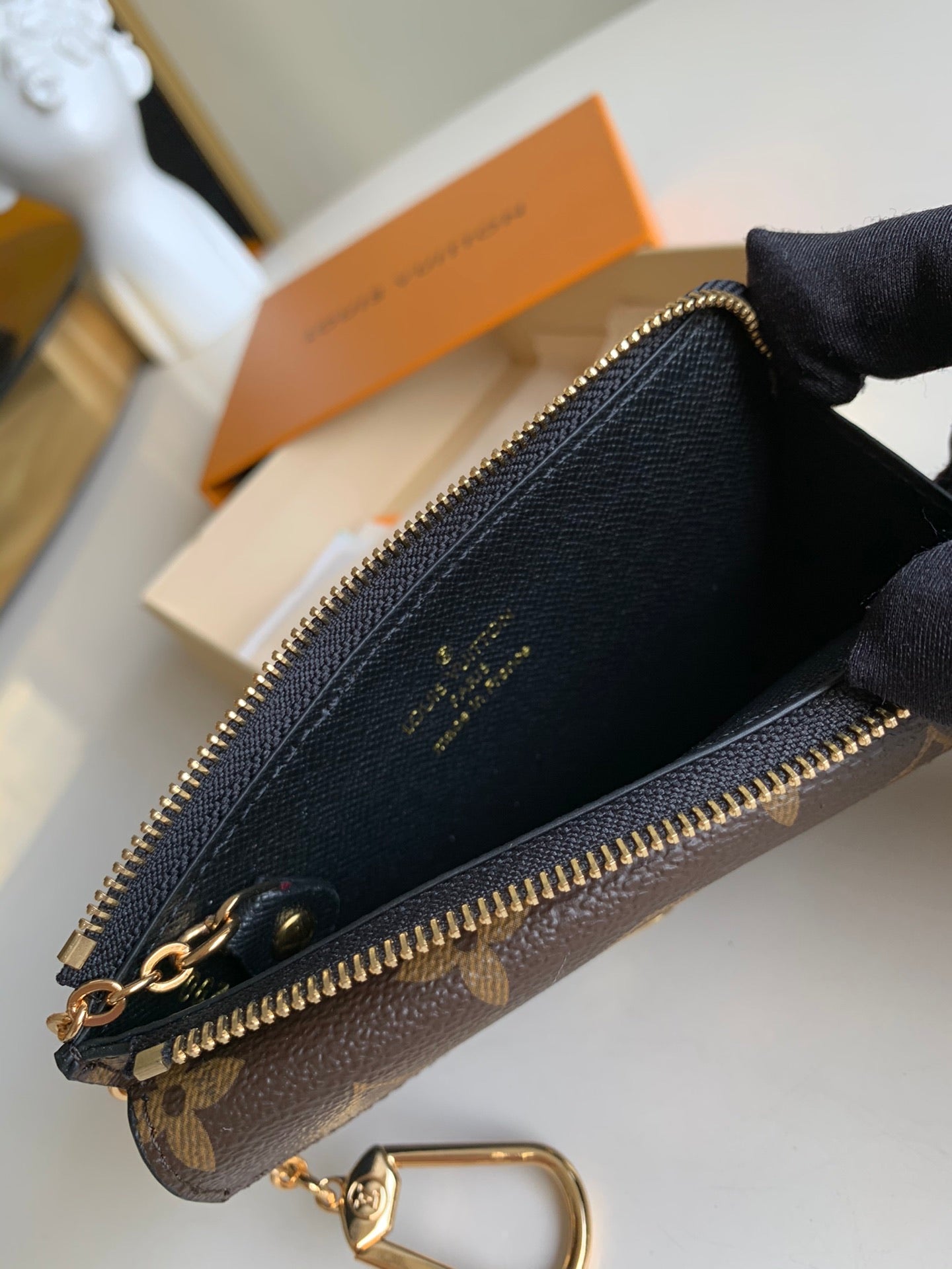 [TOP] Louis Vuitton LV LV Compact Key Wallet - Monogram