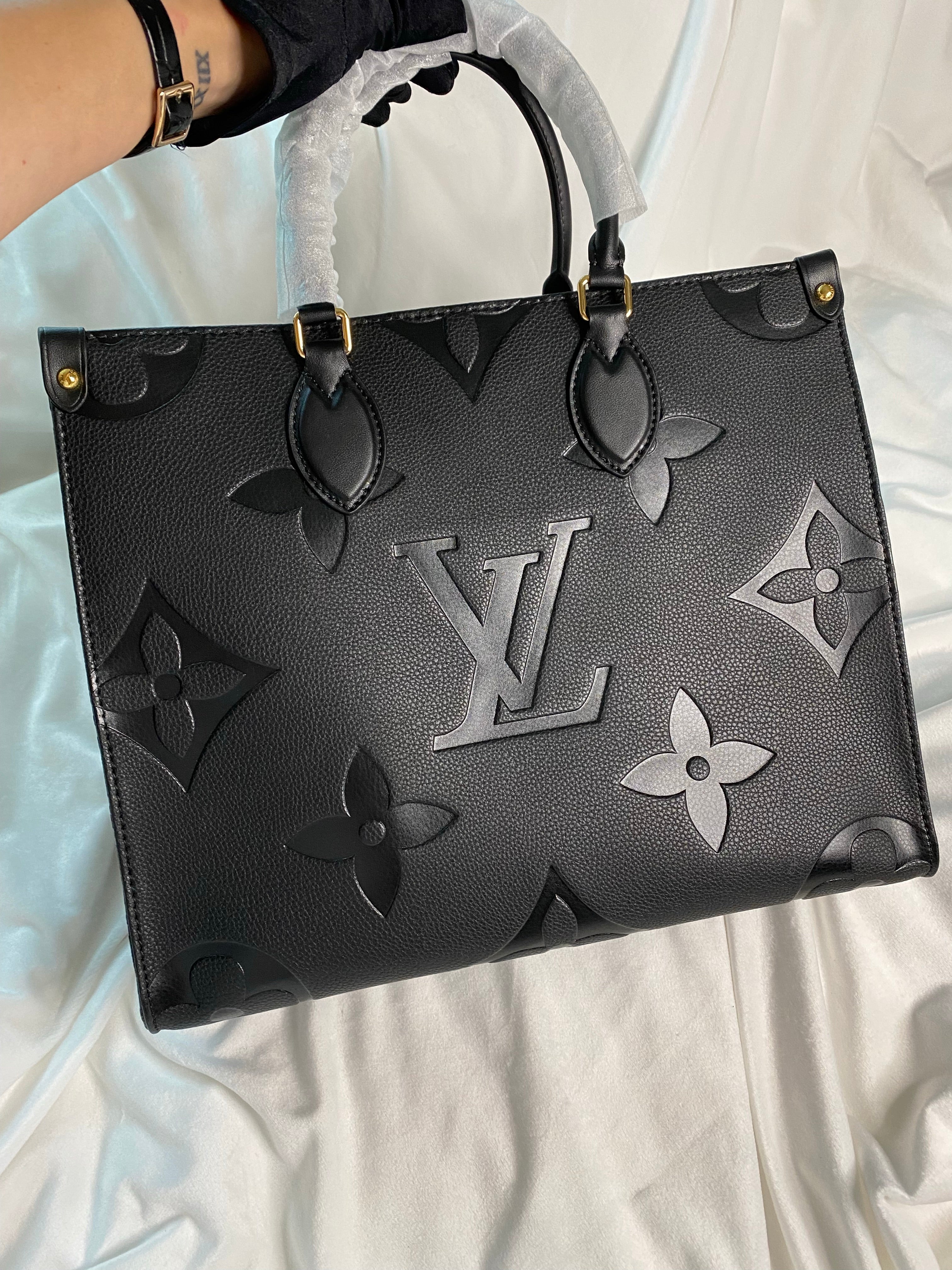 [TOP] Louis Vuitton LV £V On The Go Empreinte MM - Black