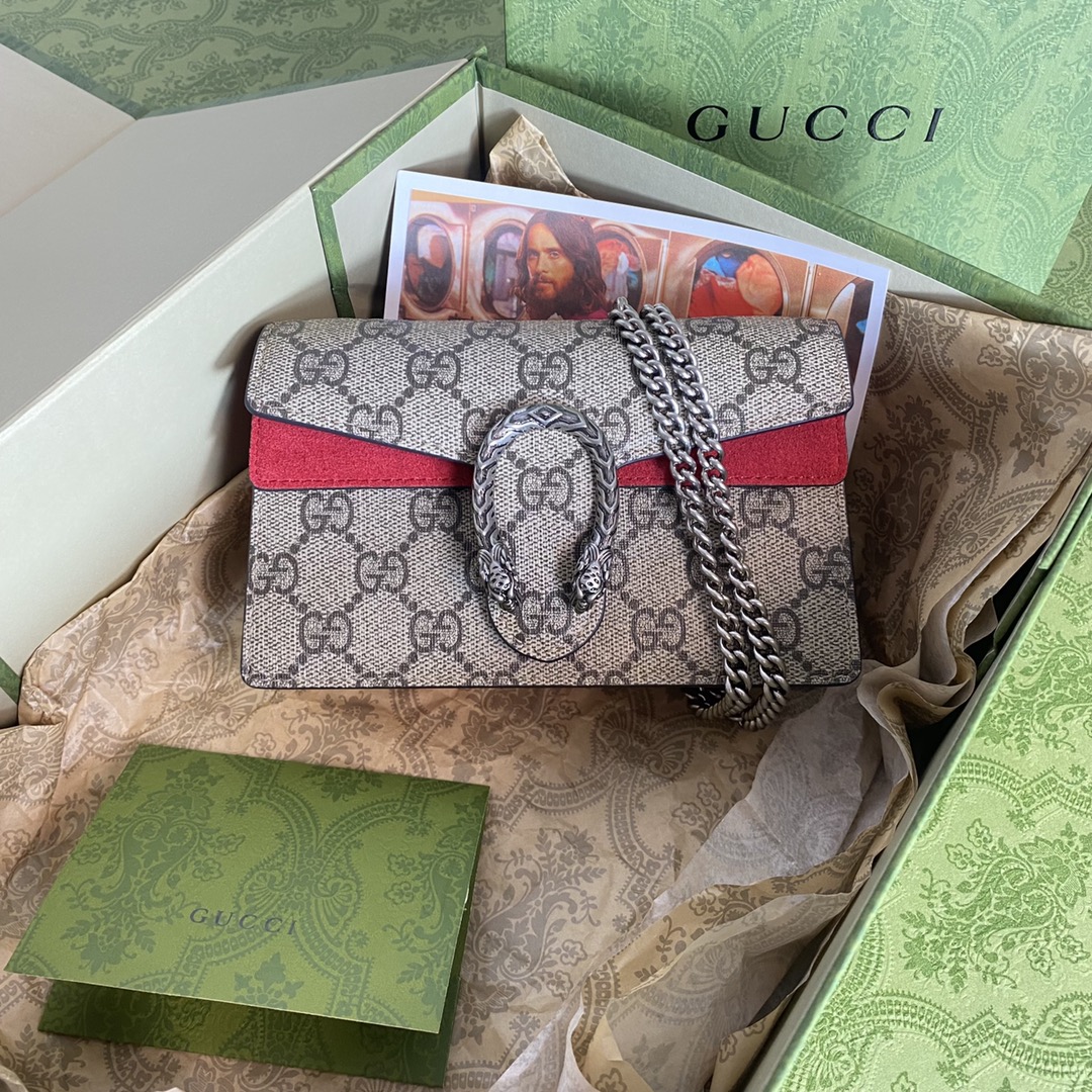 [TOP] GUCCI Dionysus Series Shoulder Bag 16.5x10x4cm/25×14×8cm/28×17×9cm-2 Colors
