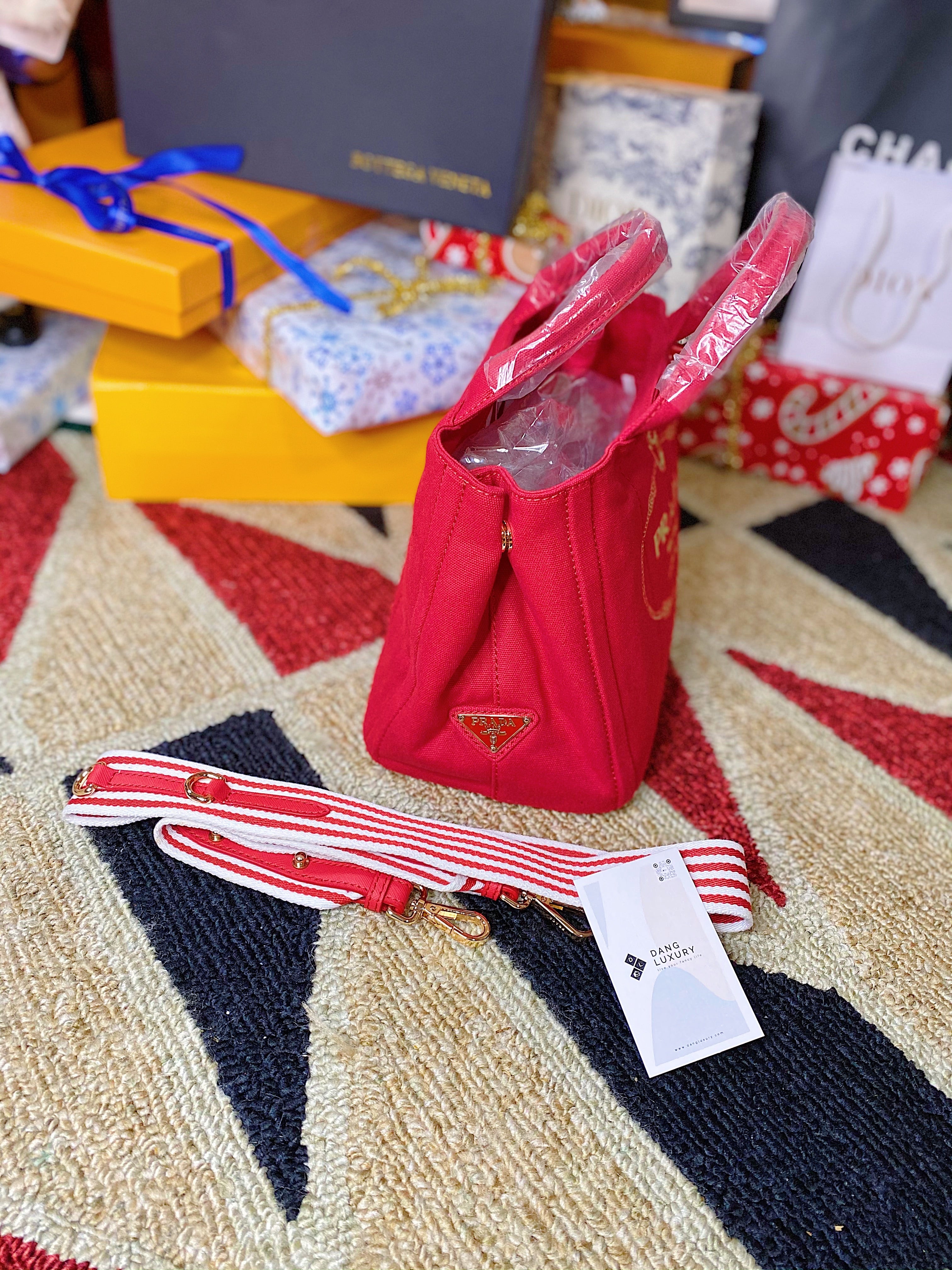 [TOP] PRADA Tote Bag - RED