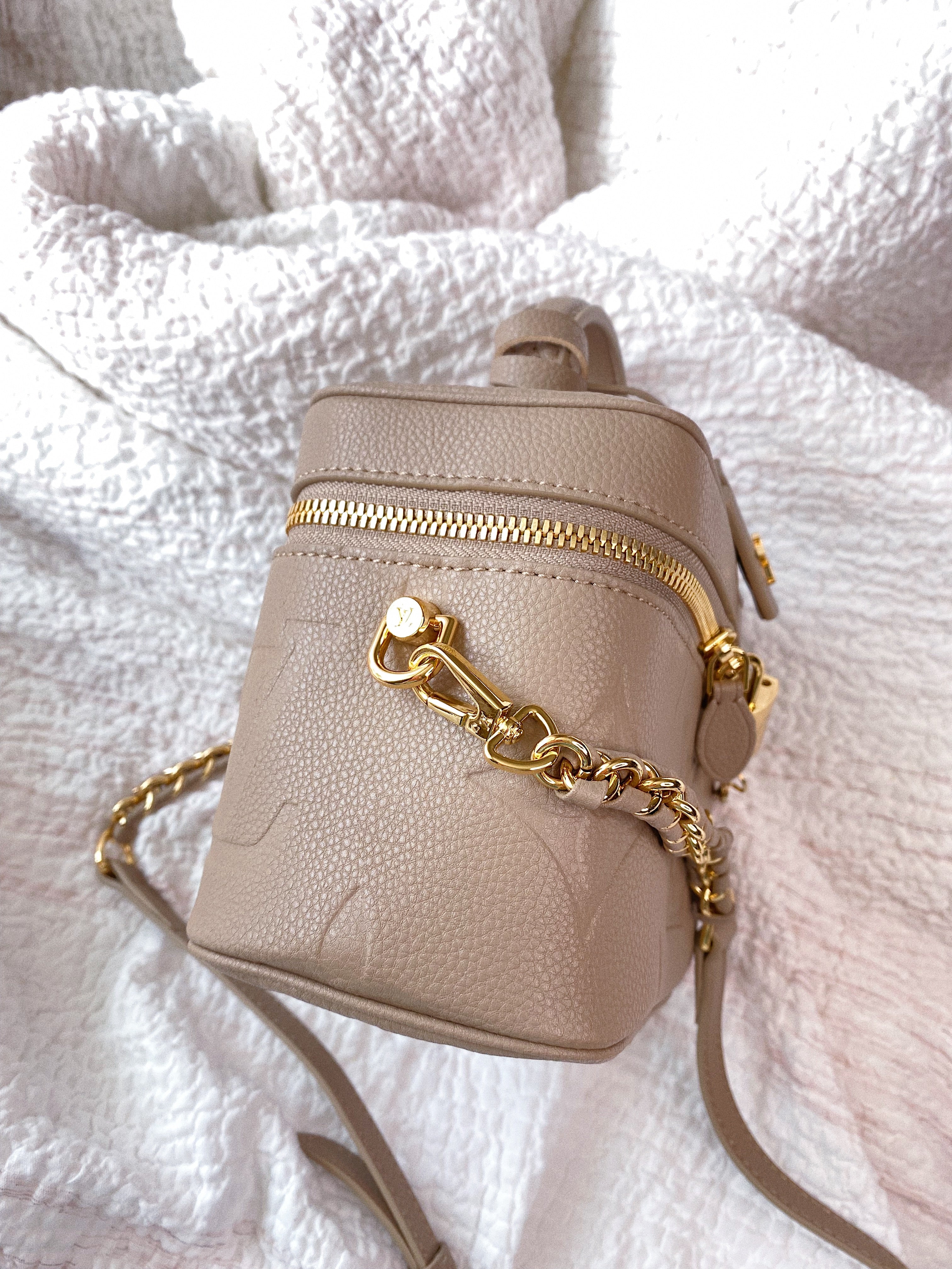 [TOP] Louis Vuitton LV Vanity Pm Bag Giant Monogram 19 x 13 x 11CM- Turtle Dove