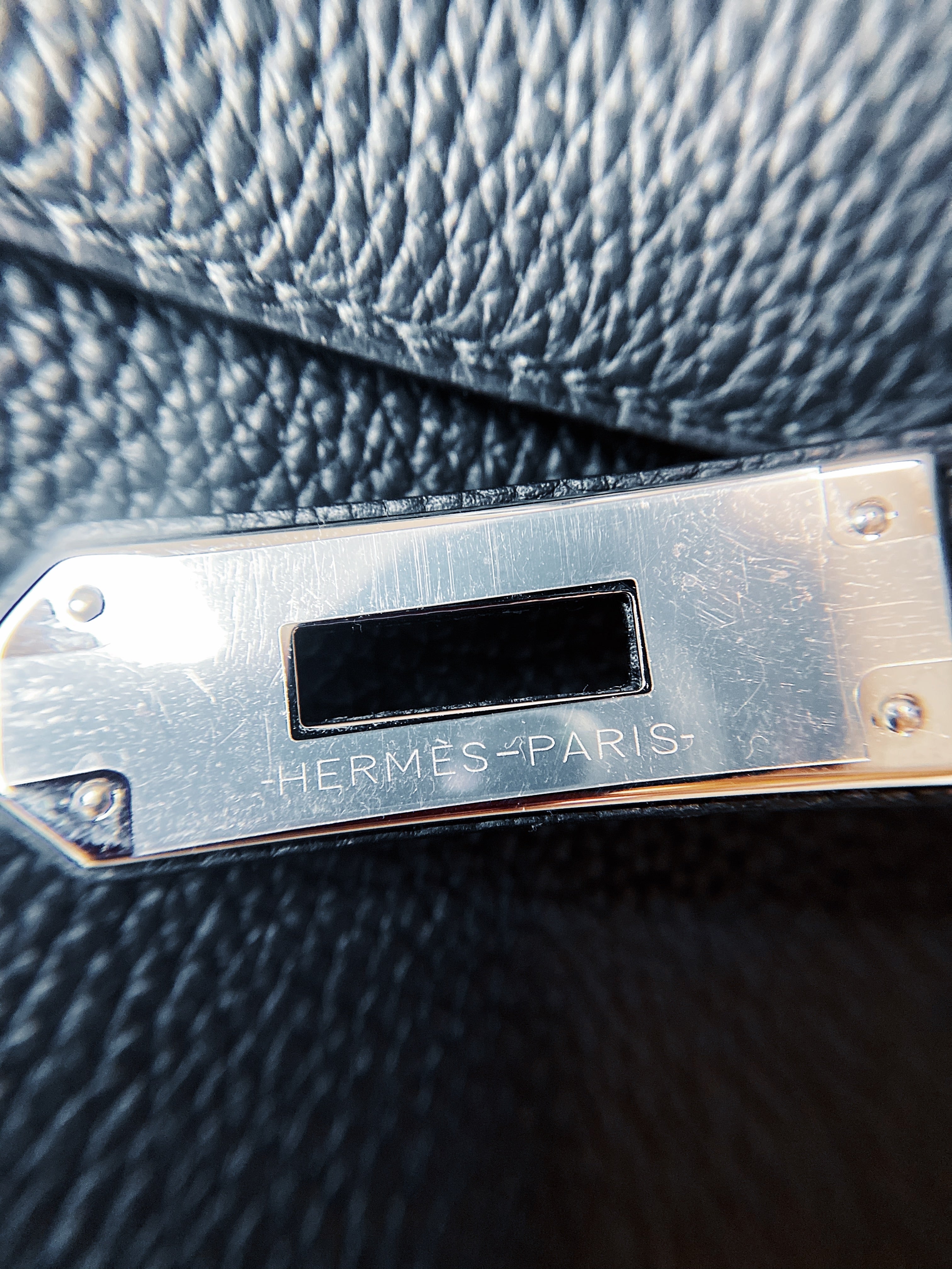 [TOP] HERMES Birkin Togo Leather 30cm - Black & SHW