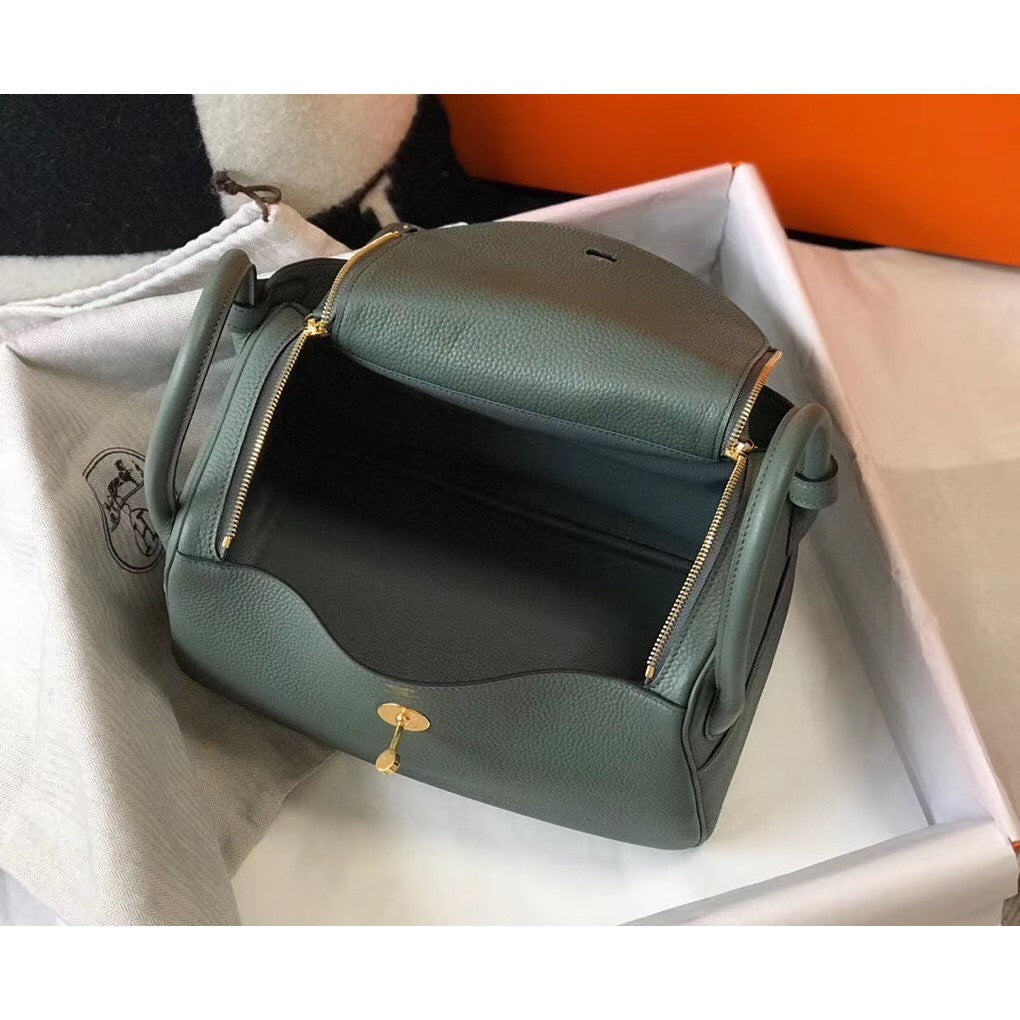 [TOP] HERMES Lindy 26cm - Dark Green