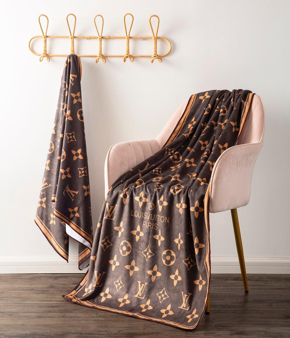 [TOP] Louis Vuitton LV LV Monogram Beach Towels - Brown