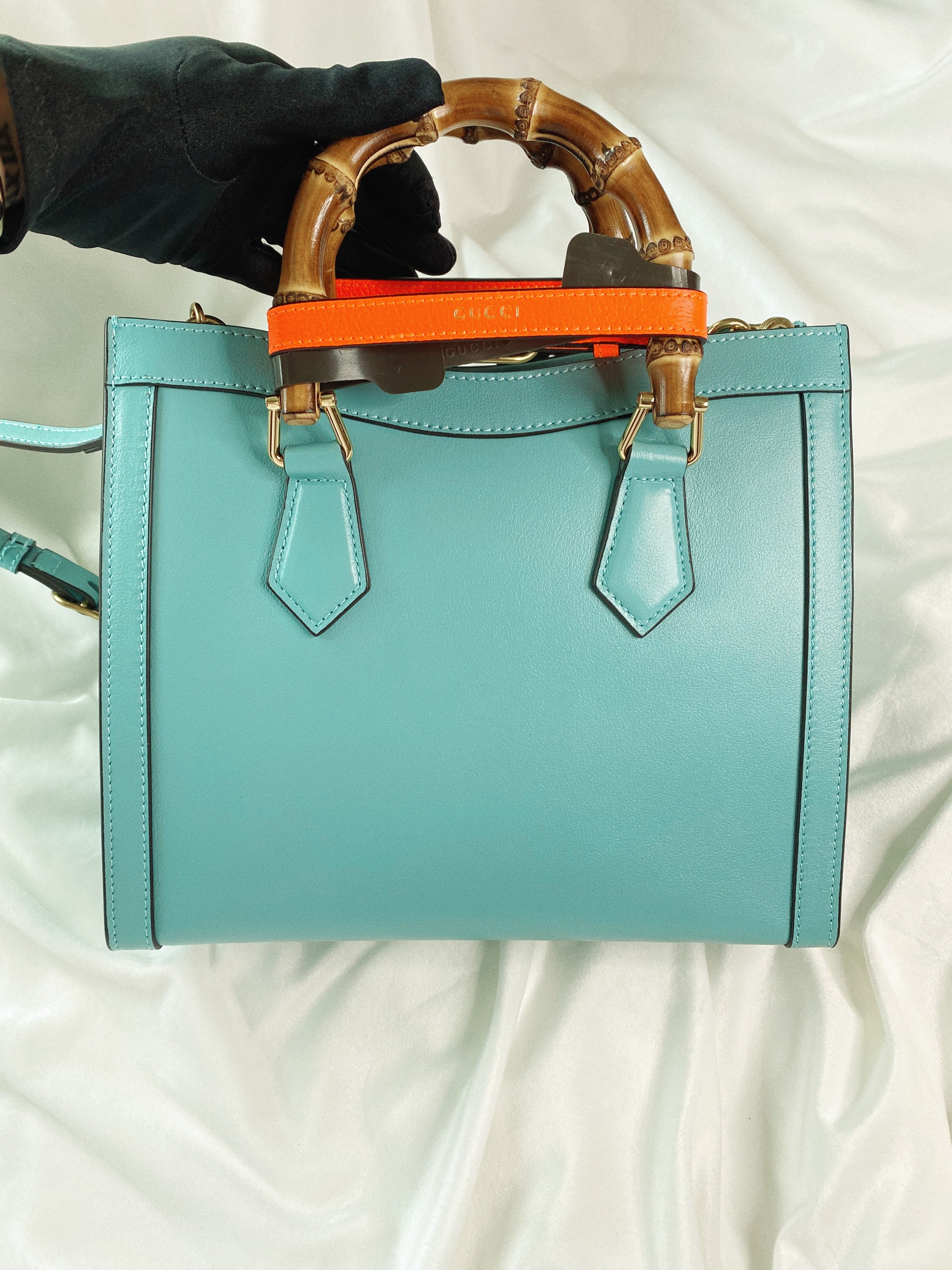 [TOP] GUCCI Diana Bag Medium - Teal