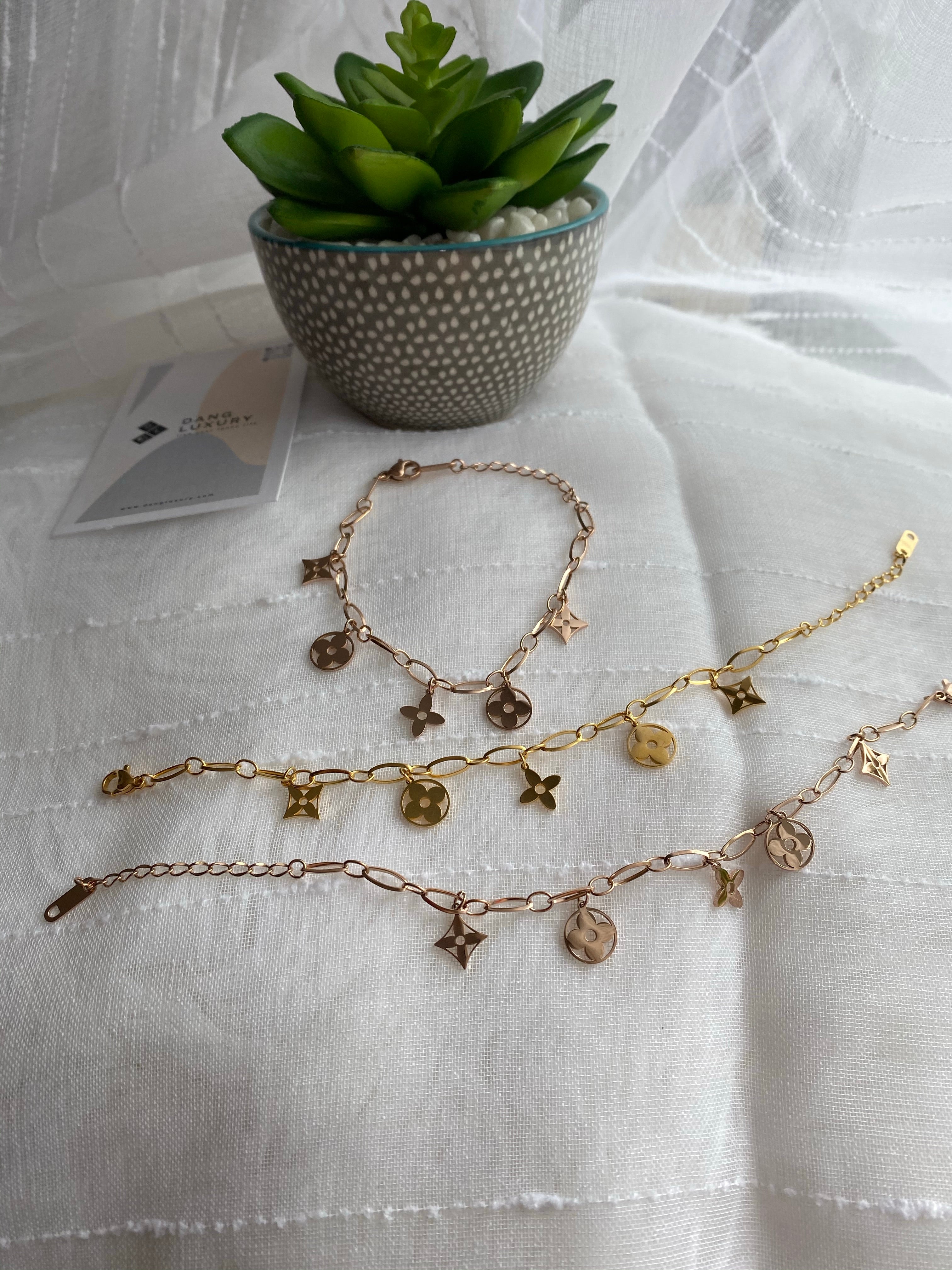 [TOP] Louis Vuitton LV Elegant Chain Bracelet