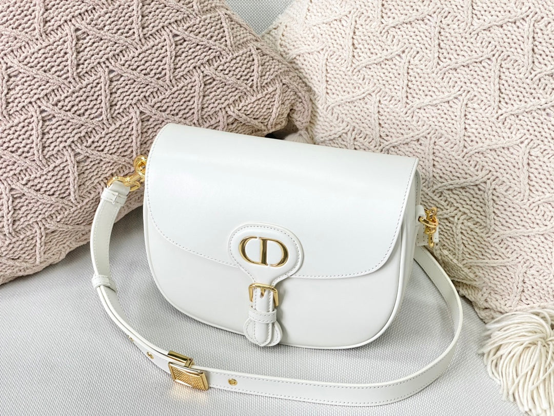 [TOP] Christian Dior Bobby Bag Small - White