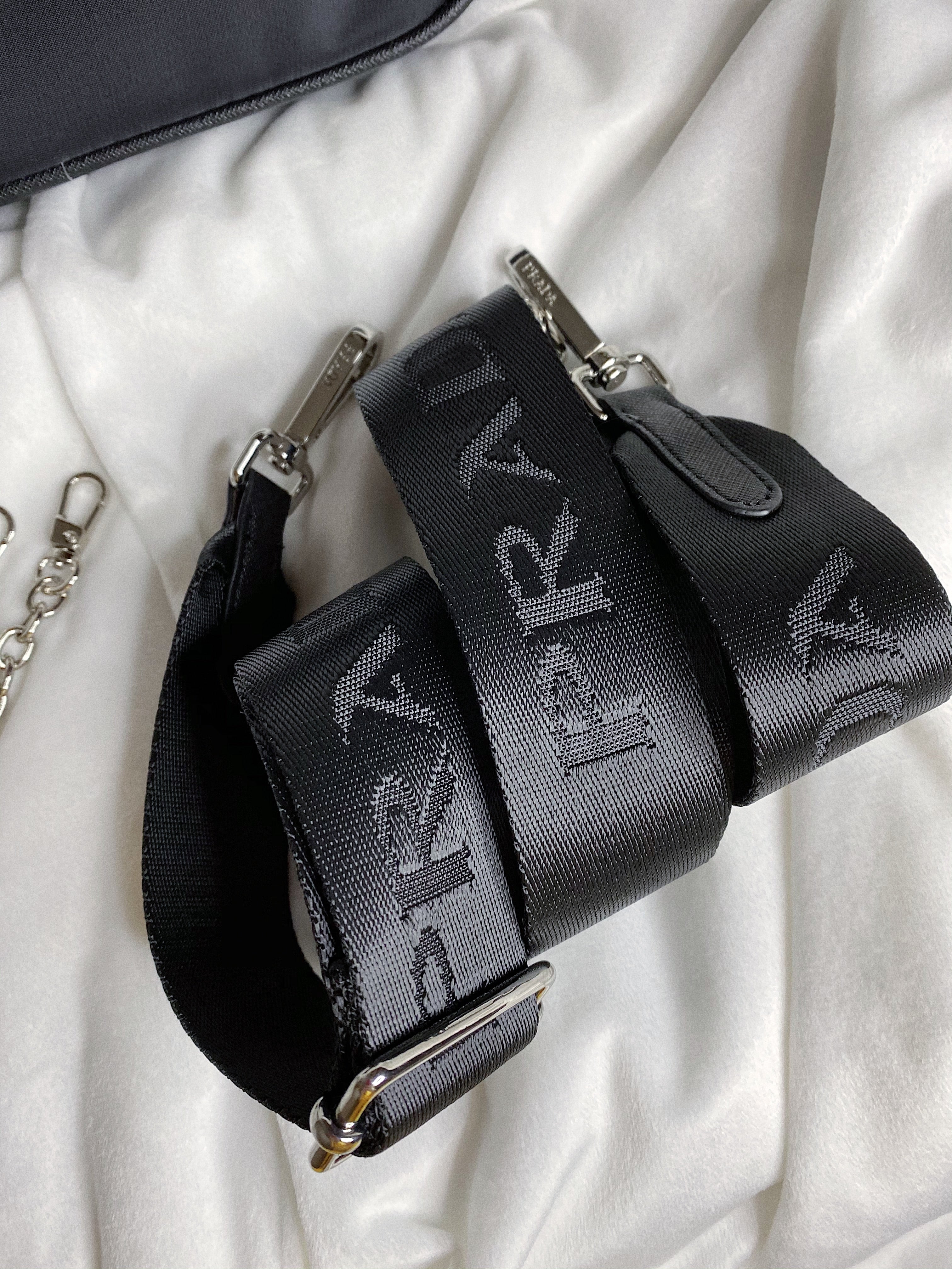 [TOP] PRADA Re-Edition Casual Style Saffiano Nylon 2WAY 3WAY Chain Plain