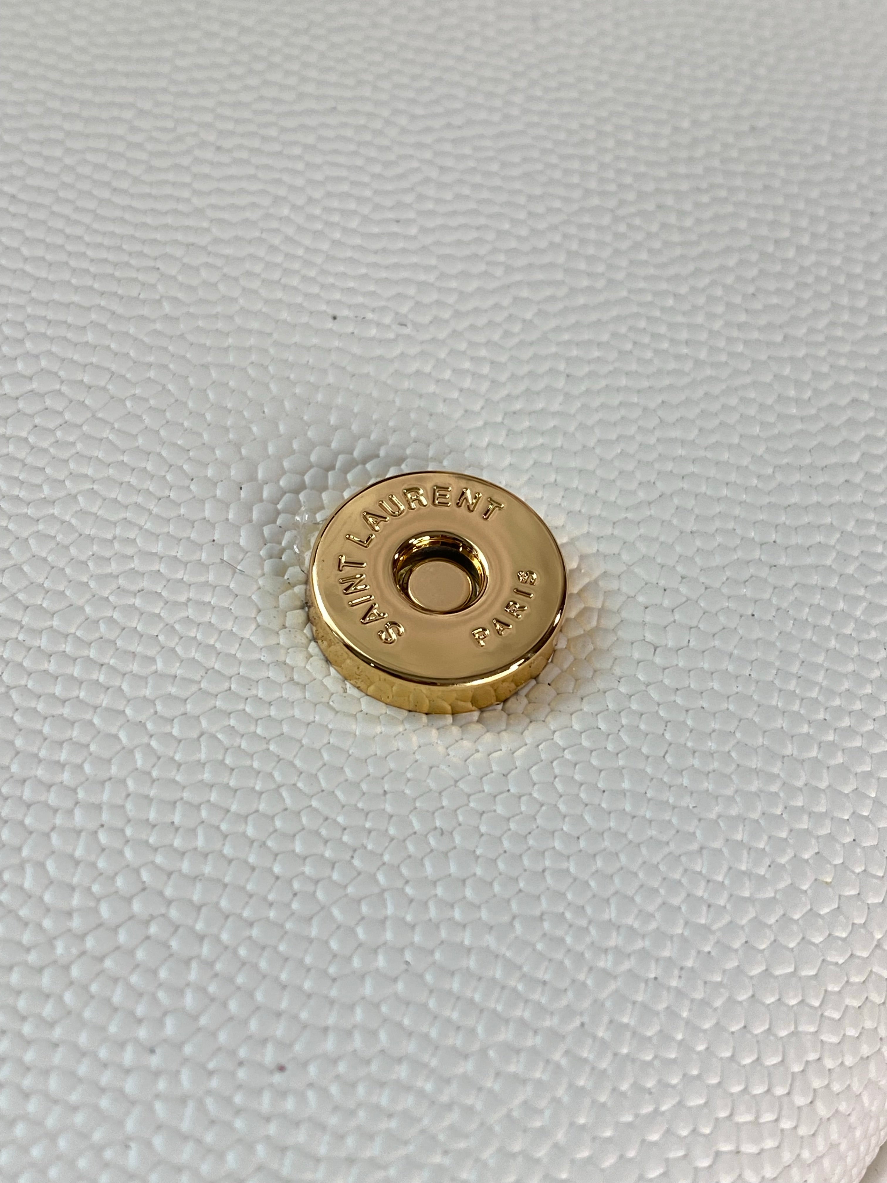 [TOP] Yves Saint Laurent YSL Kate Bag 24*14.5*5.5cm - White