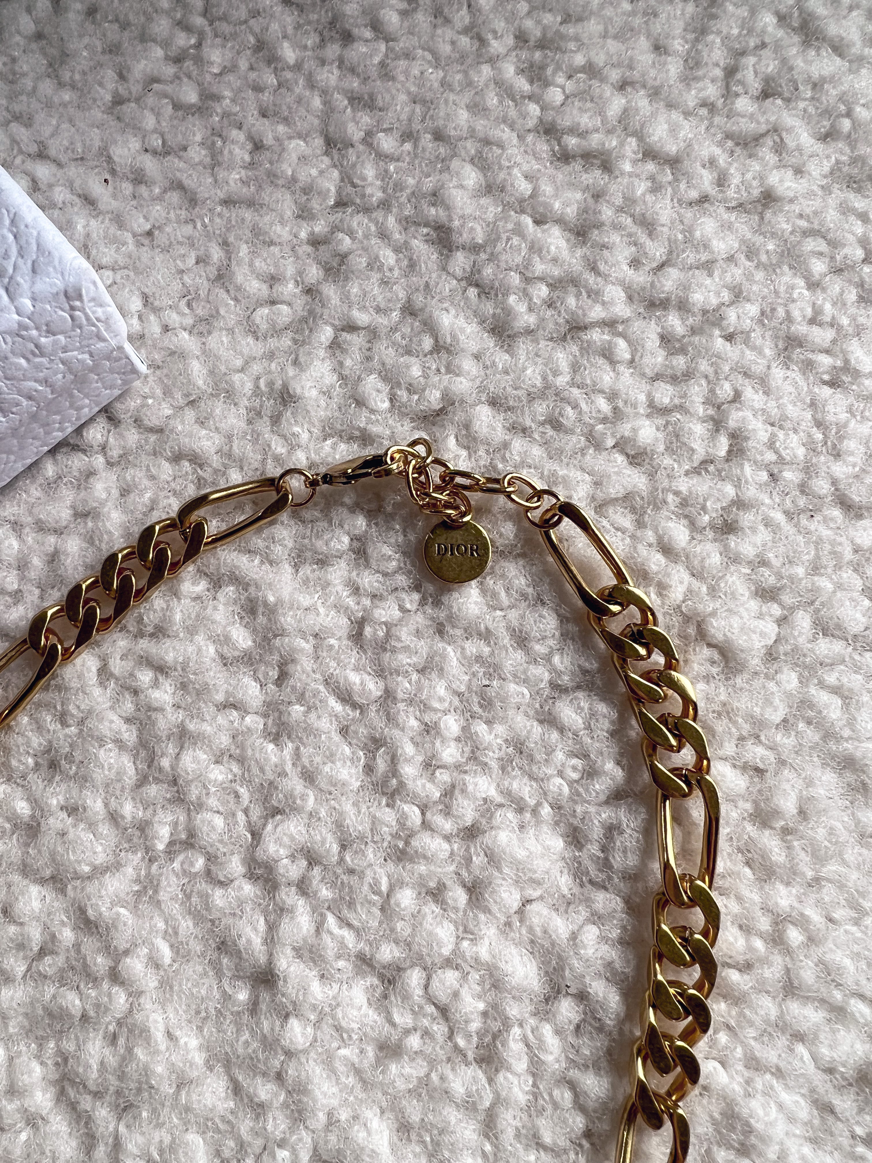 [TOP] Christian Dior 30 Montaigne Chocker Antique Gold