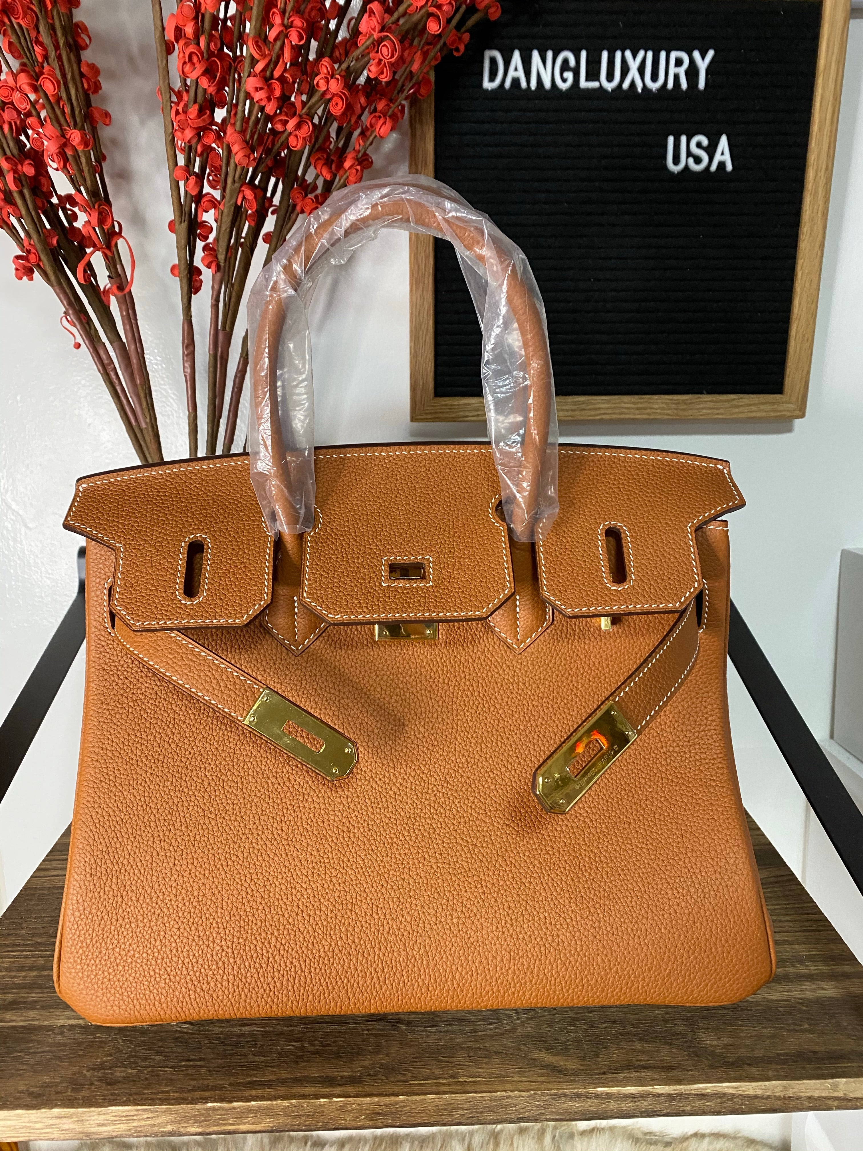 [TOP] HERMES Birkin Togo Leather 30 cm - BROWN