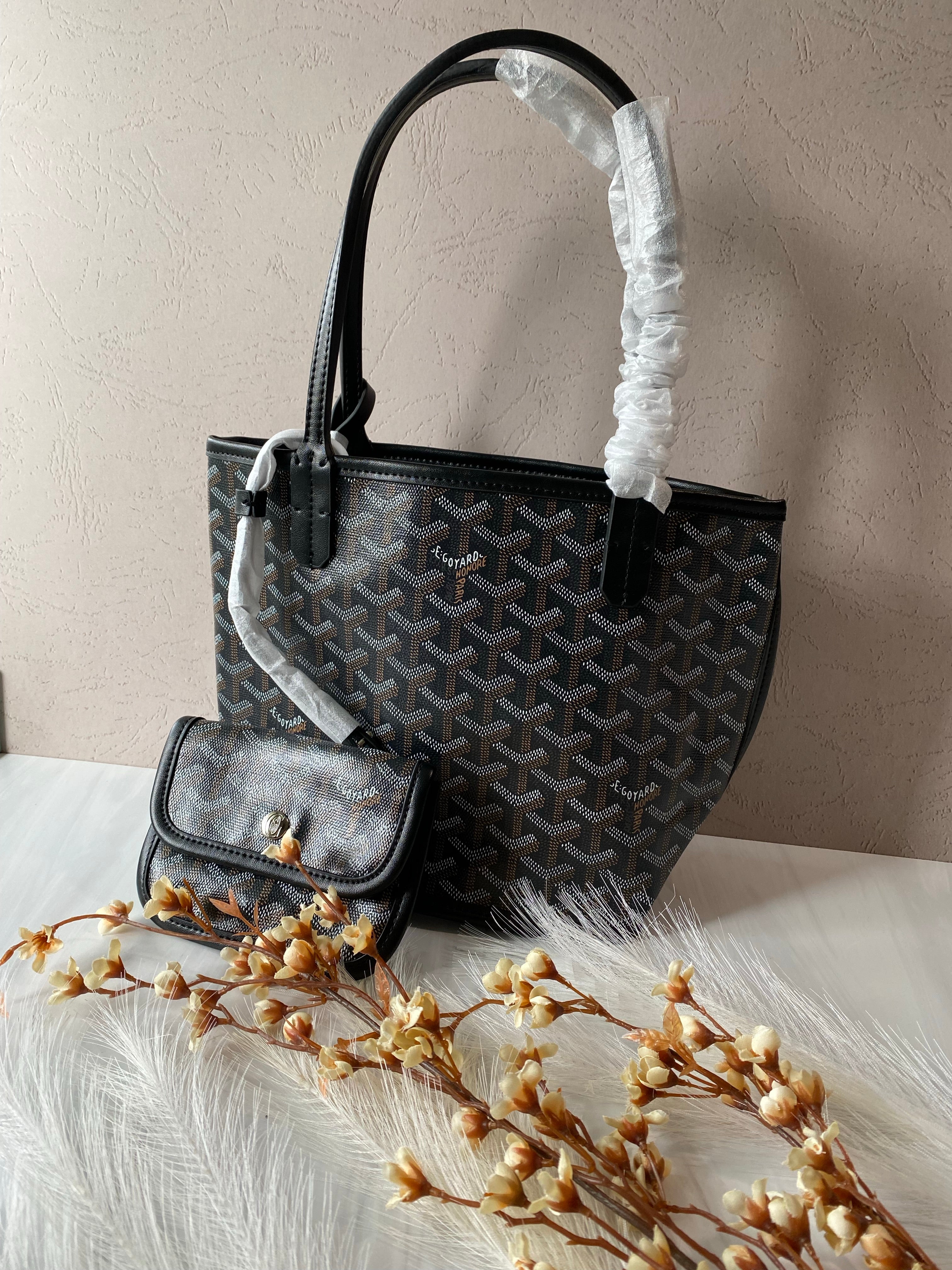 [TOP] Goyard Anjou Mini Bag 20*10*20cm - Black & Brown