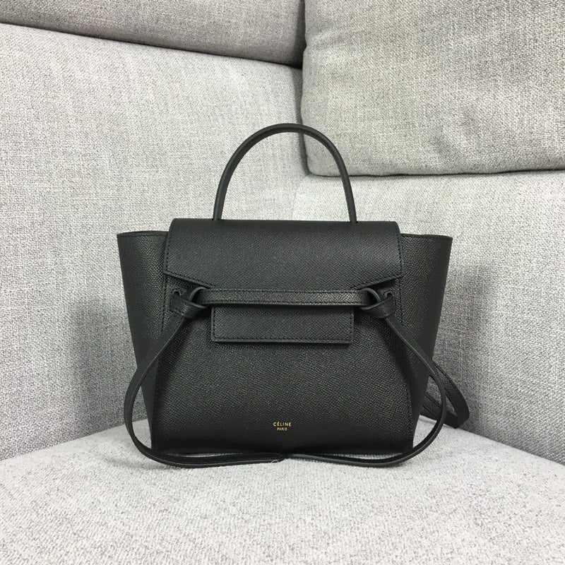 [TOP] CELINE Nano Belt Bag 20×20×10CM - Black
