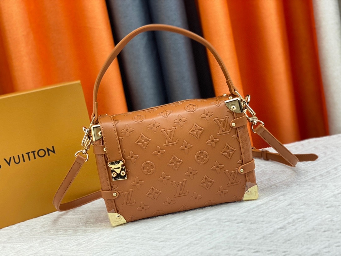 [TOP] Louis Vuitton LV LV X YK Side trunk Monogram Bag 21×14×6cm- 8 color