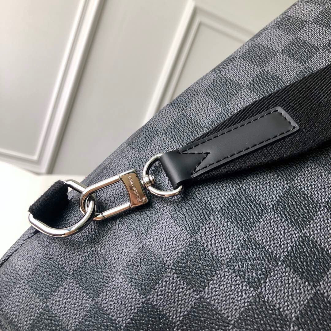 [TOP] Louis Vuitton LV Avenue Damier Ebene Sling Backpack 20x31x10cm- Black