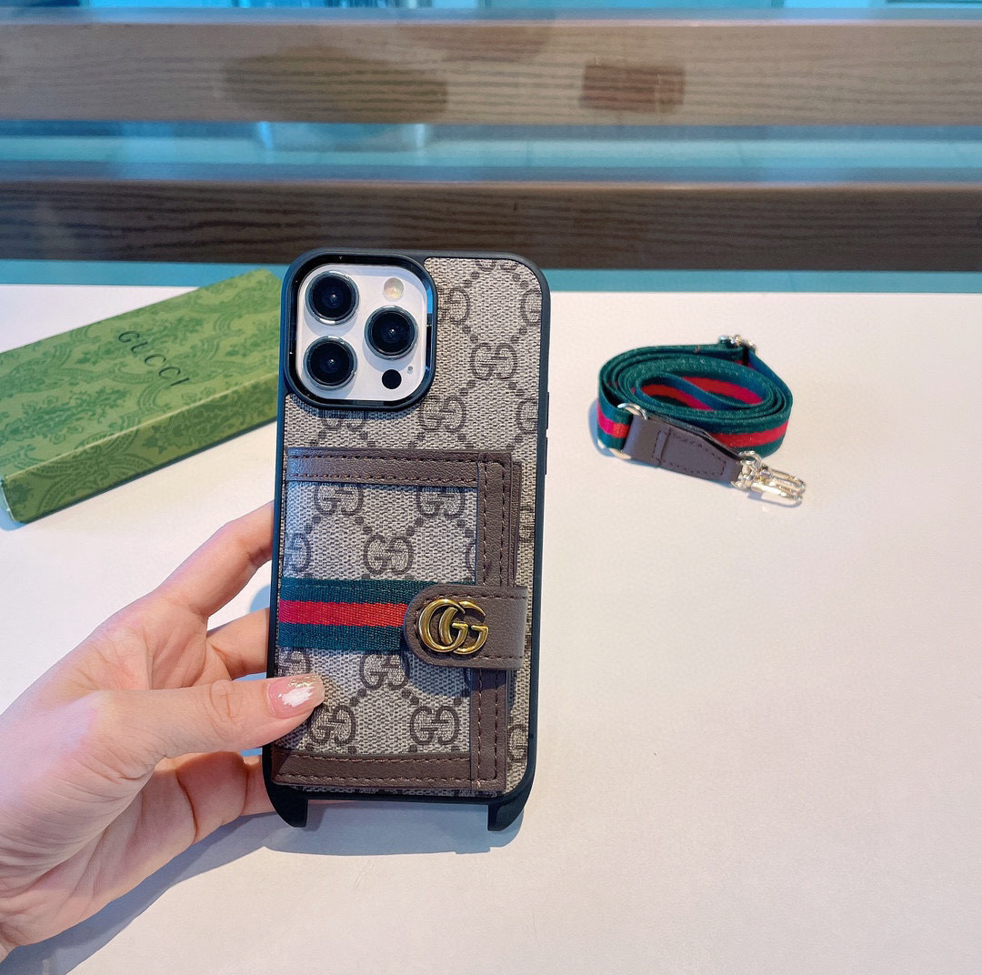 [TOP] GUCCI Phonecase with Cardholder