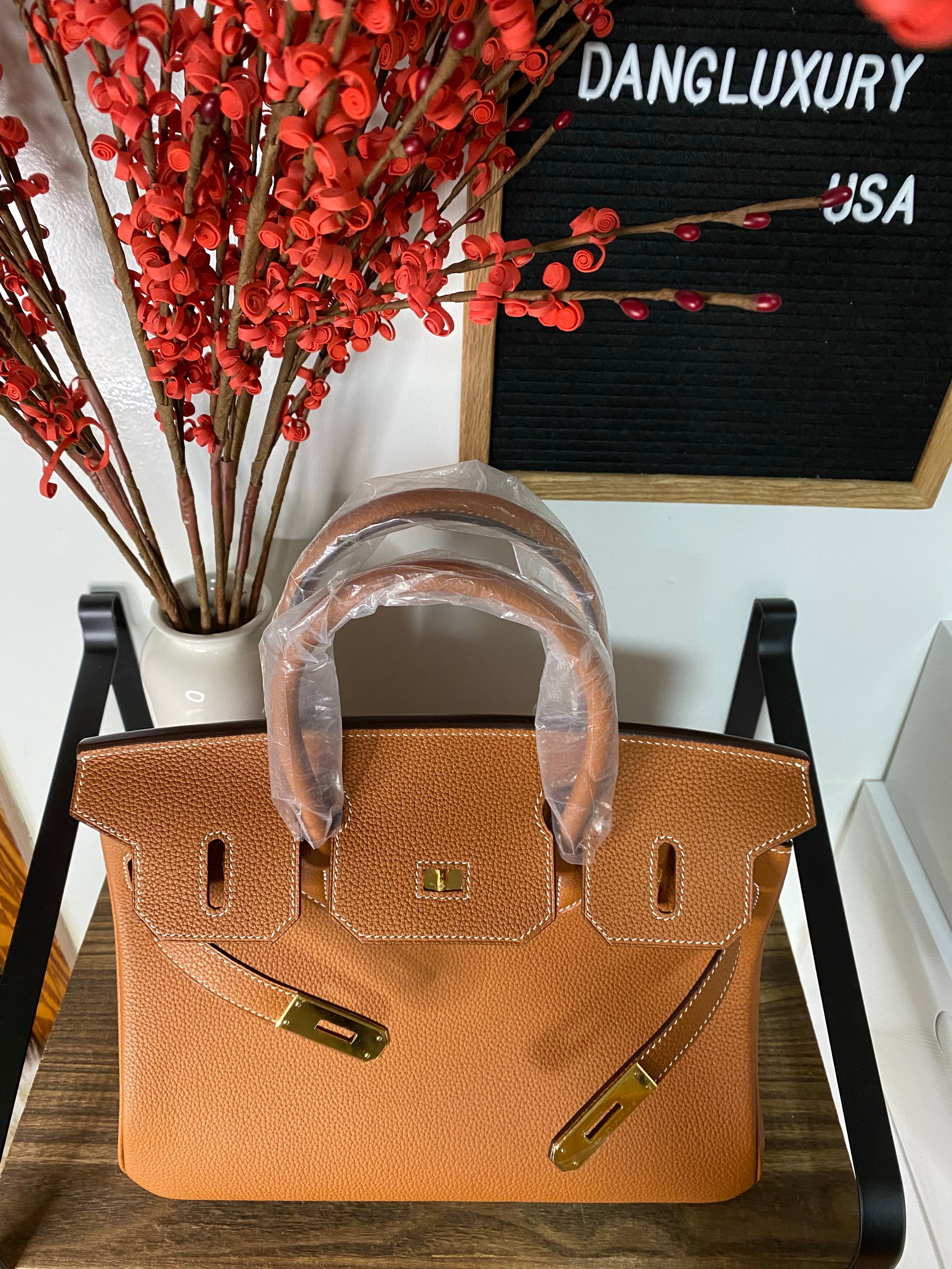 [TOP] HERMES Birkin Togo Leather 30 cm - BROWN