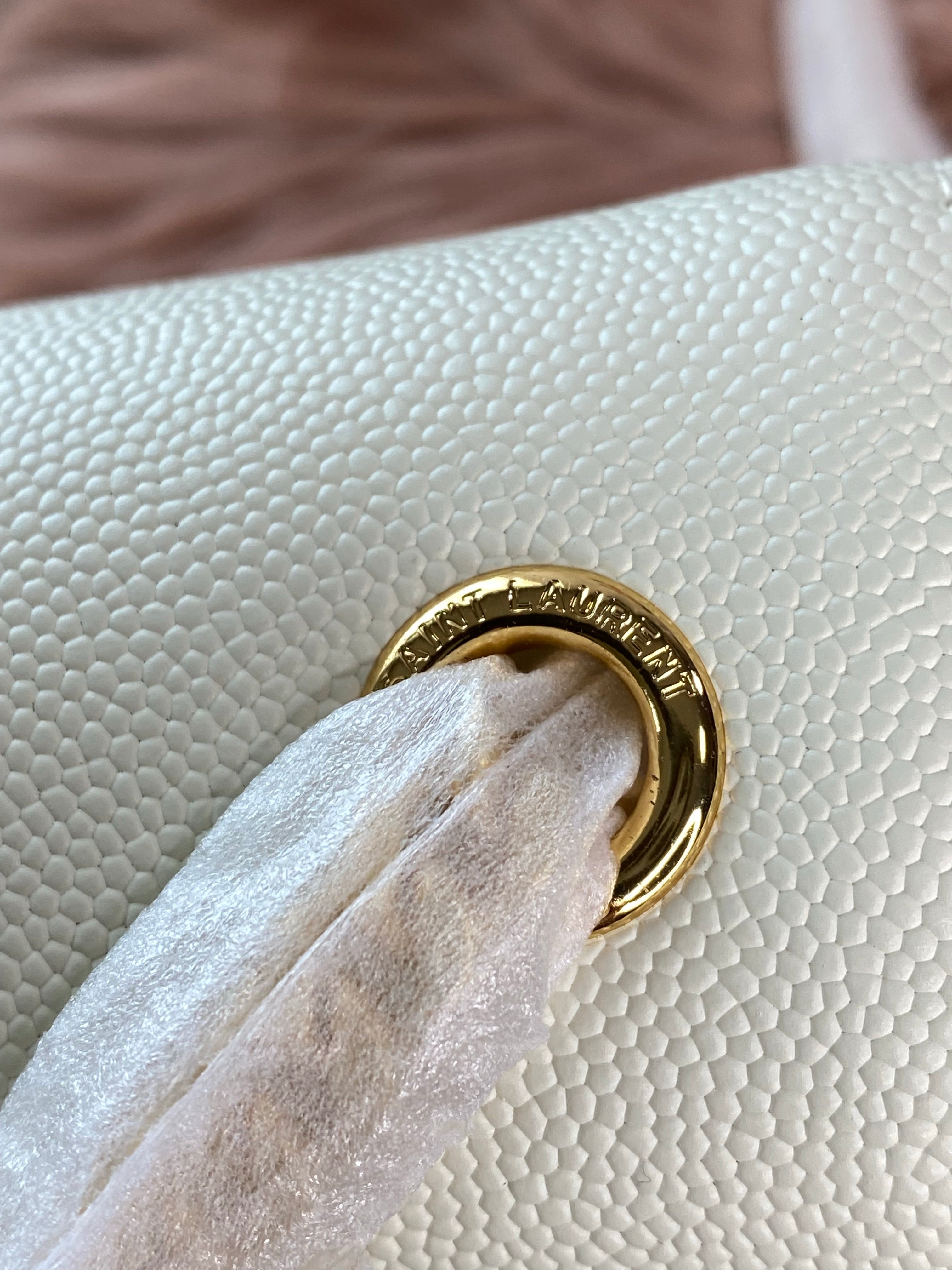 [TOP] Yves Saint Laurent YSL Kate Bag 24*14.5*5.5cm - White