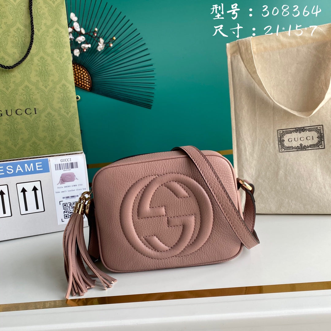 [TOP] GUCCI Soho Bag - Dusty Pink