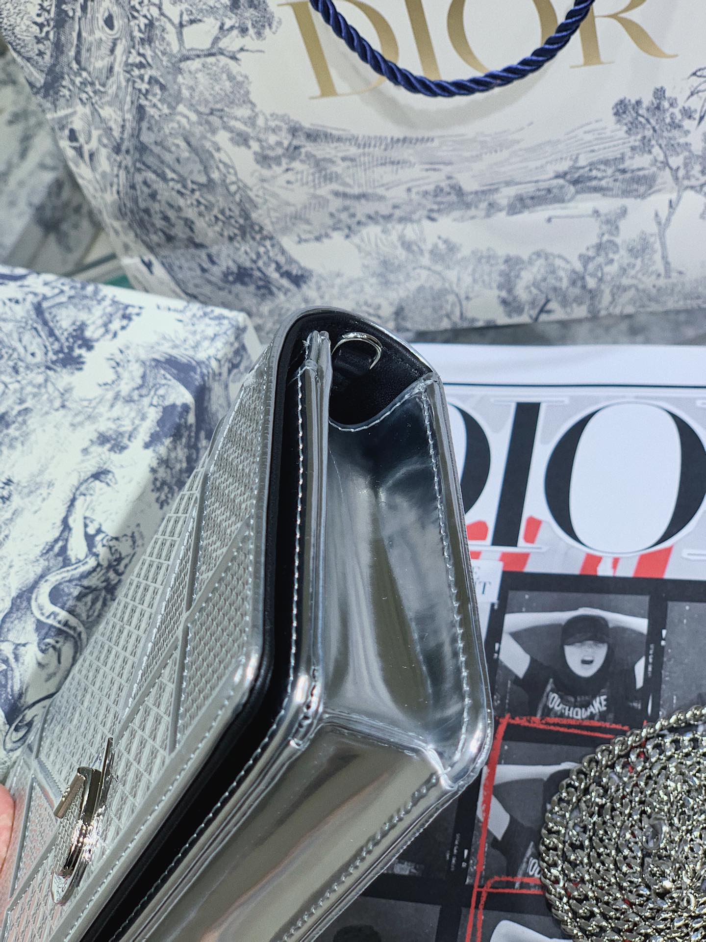 [TOP] Christian Dior D’Rama WOC - Silver