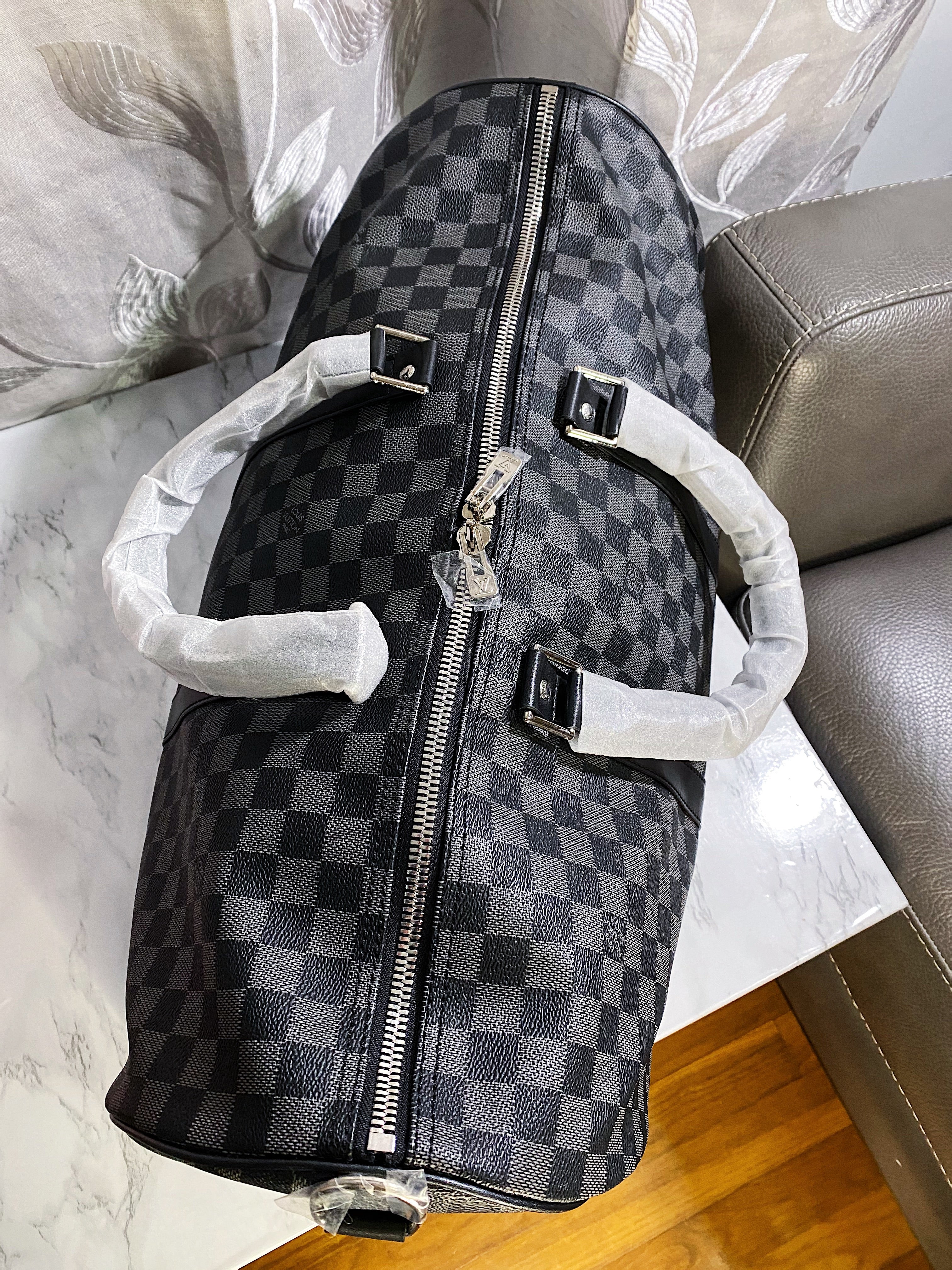 [TOP] Louis Vuitton LV Duffle Travel Bag Keepall Bag 50cm-Black