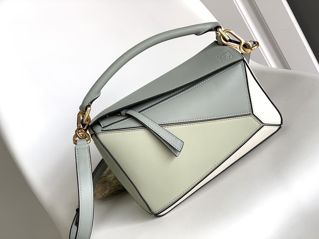 [TOP] LOEWE Puzzle Bag 24*16.5*10.5cm - Light Celadon