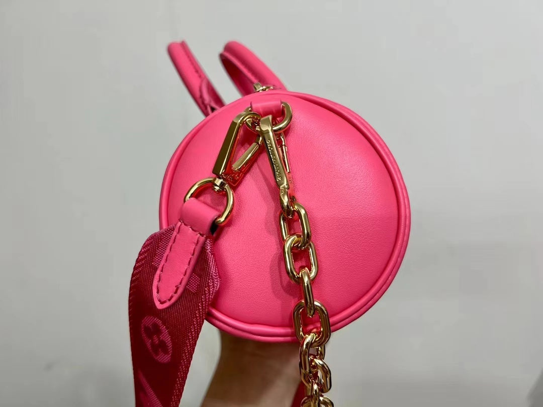 [TOP] Louis Vuitton LV Papillon BB 20x10x10 CM- Pink
