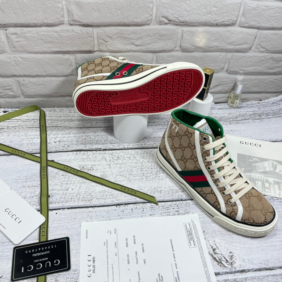 [TOP] GUCCI G*G Supreme High Top 1977 Sneakers