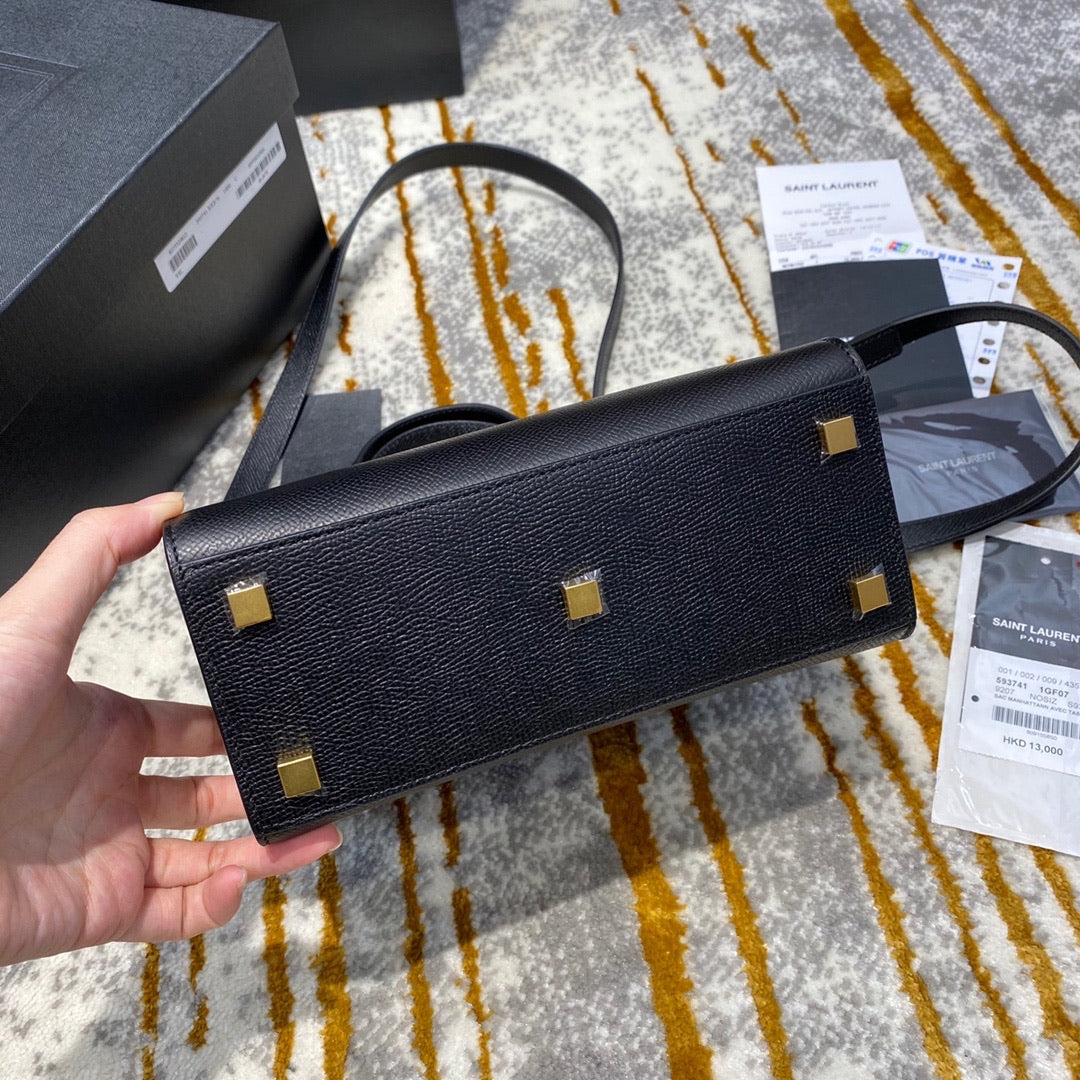 [TOP] Yves Saint Laurent YSL Manhattan Nano - BLACK