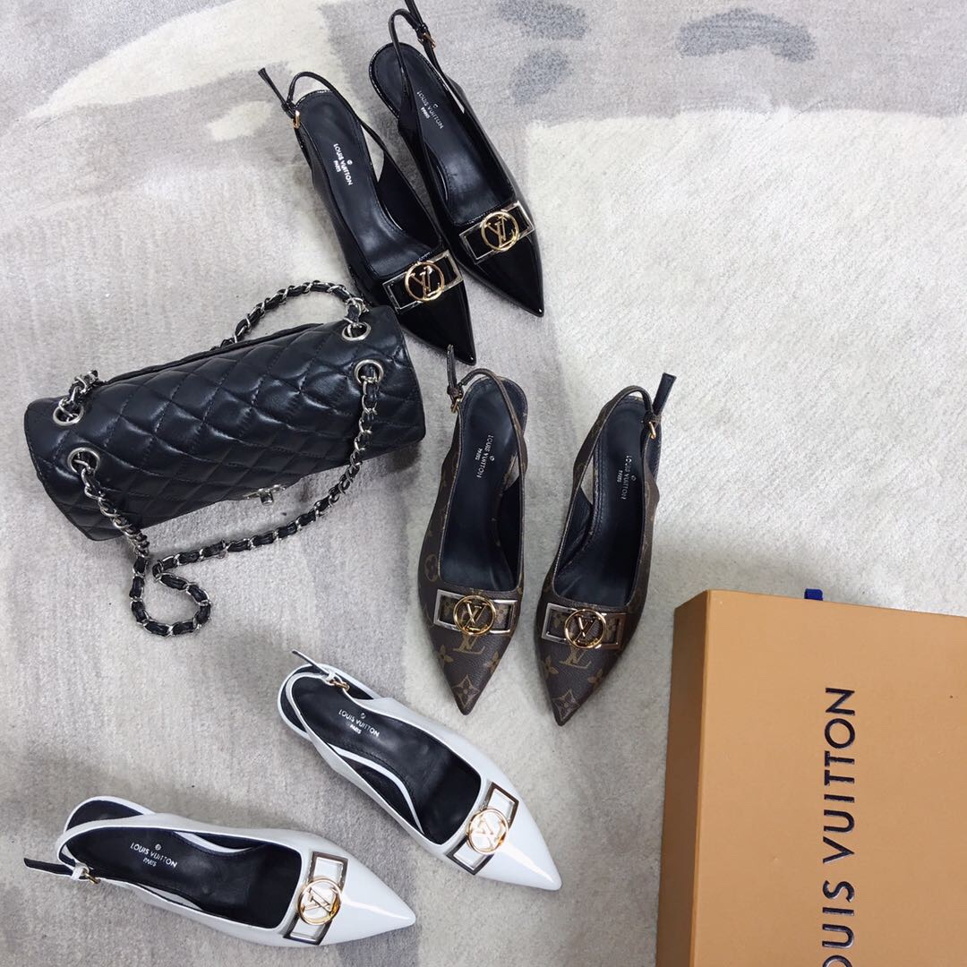 [TOP] Louis Vuitton LV L*V Patent Leather High Heels - 3 Color