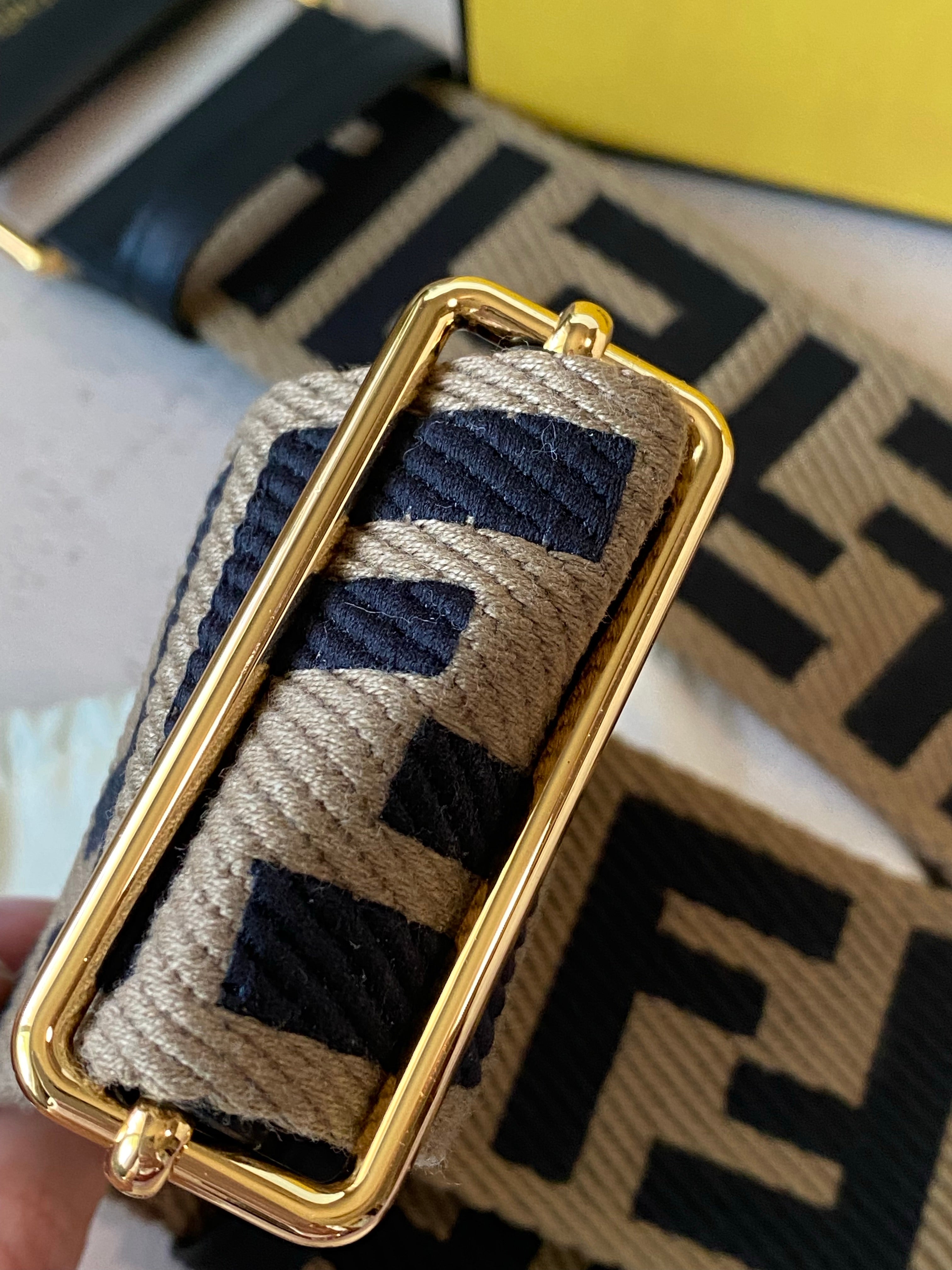 [TOP] FENDI FENDI Canvas Adjustable Strap