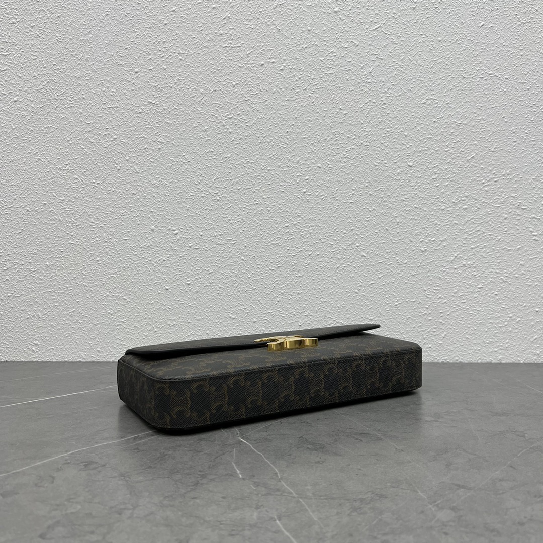 [TOP] CELINE Triomphe Bag 33-13-5 - Brown