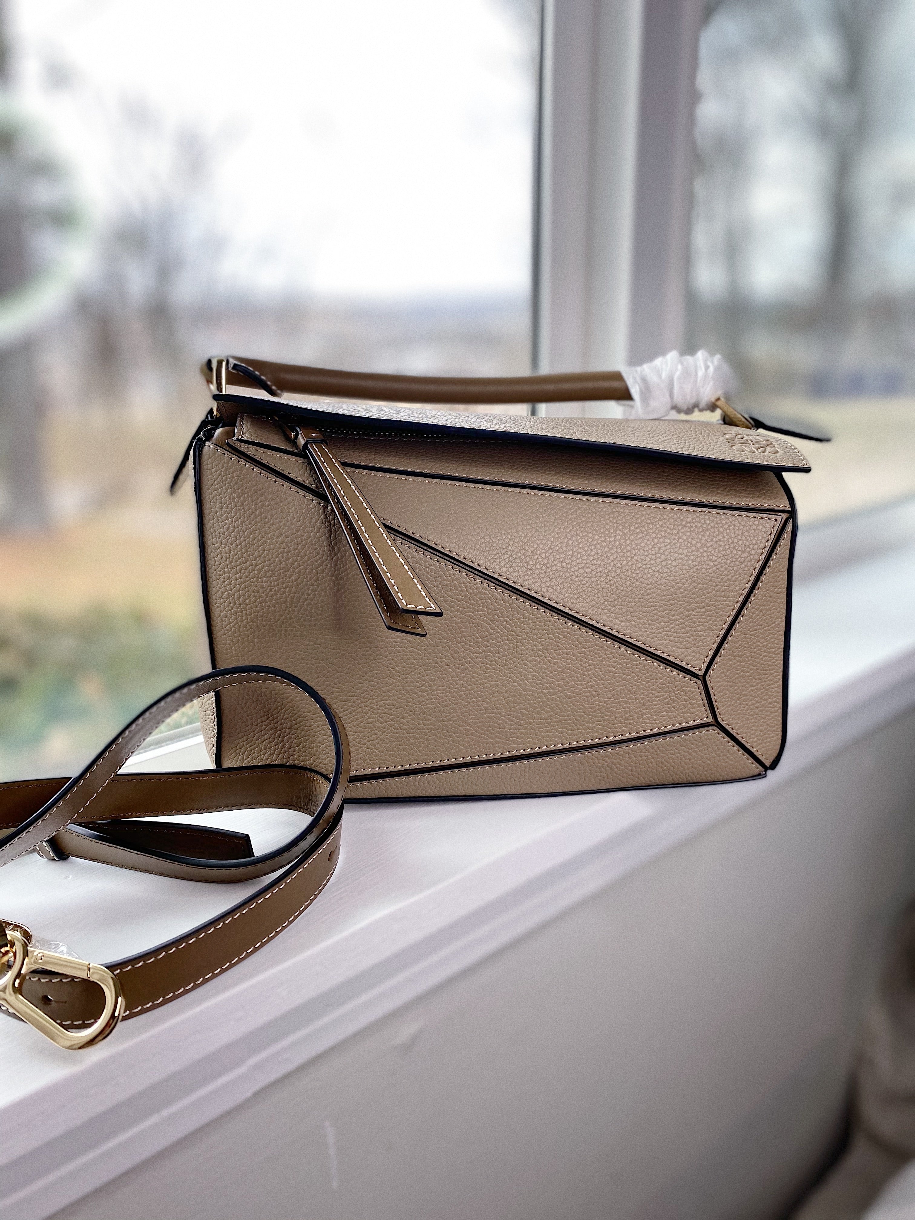 [TOP] LOEWE Puzzle Bag Grained Calfskin - GREY