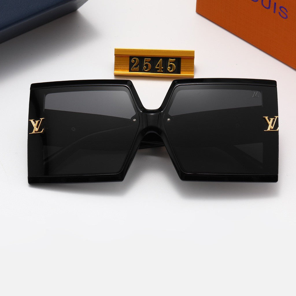 [TOP] Louis Vuitton LV L*V Big Square Sunglasses - Black