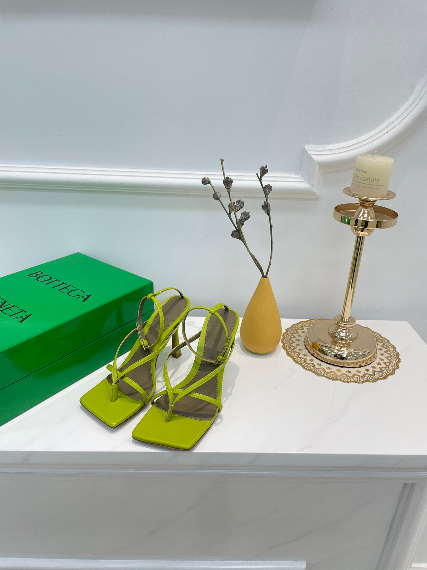 [TOP] Bottega Veneta BV Leather sandals Stretch Strap Sandal - 12 Colours