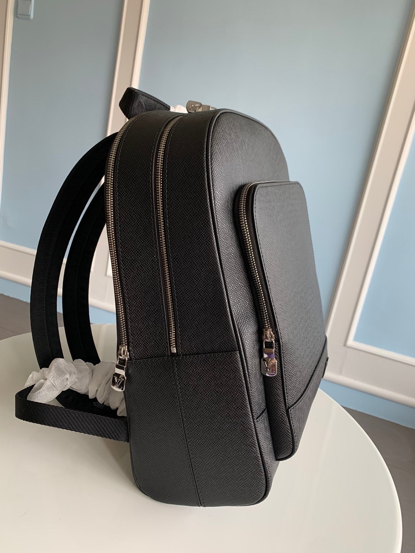 [TOP] Louis Vuitton LV Adrian Backpack  30cm×39cm×13.5cm-Black