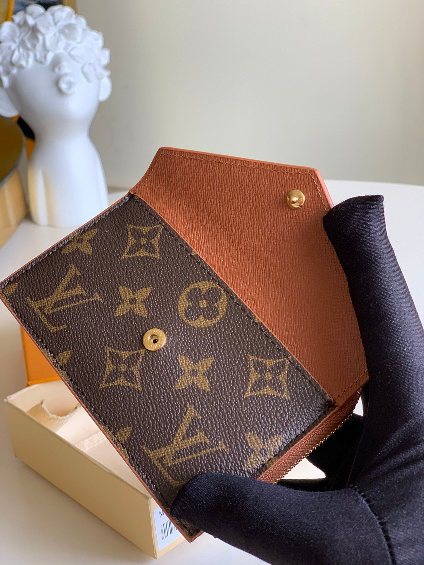 [TOP] Louis Vuitton LV LV Compact Key Wallet - Monogram