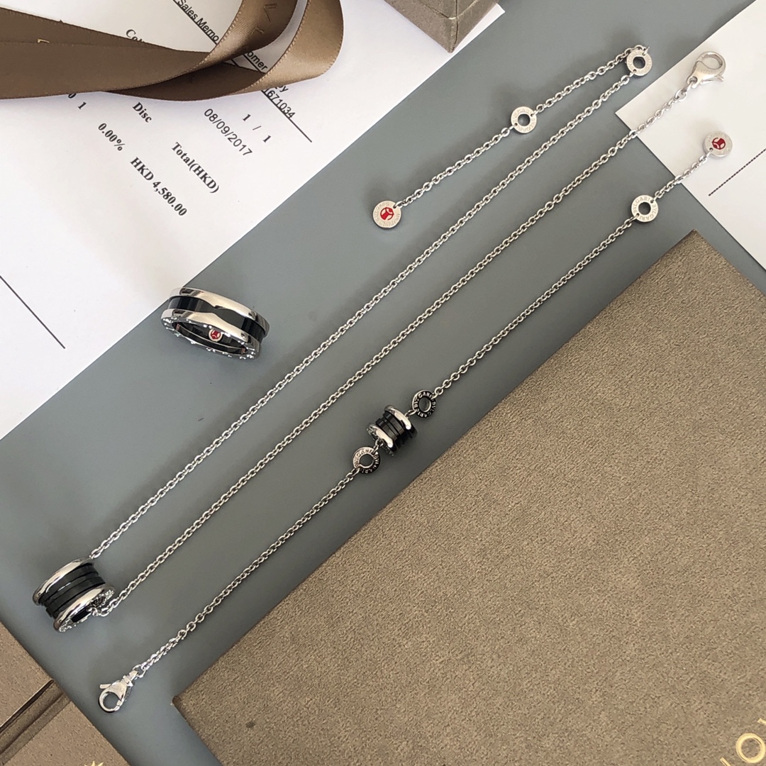 [TOP] BVLGARI Necklace Bracelet Set