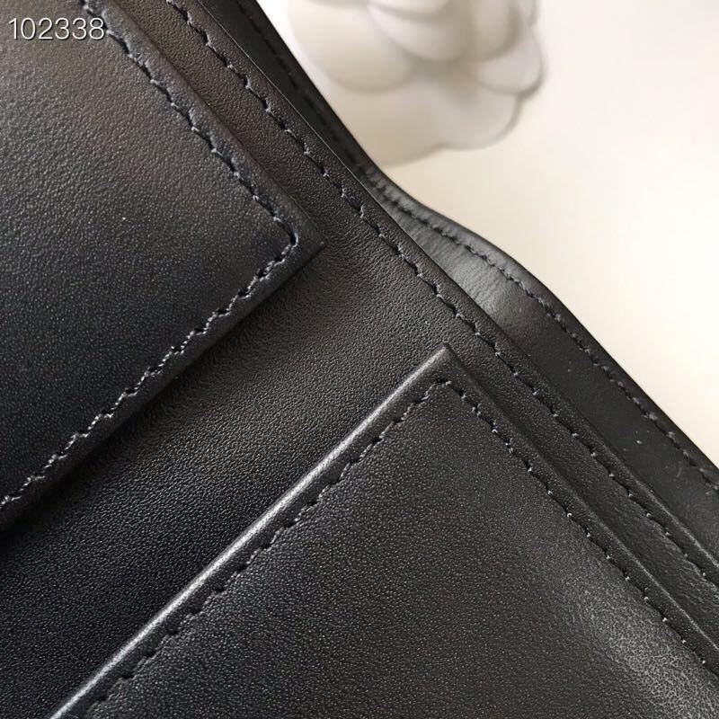 [TOP] CHANEL Boy Trifold Wallet Caviar Skin - Black W GHW