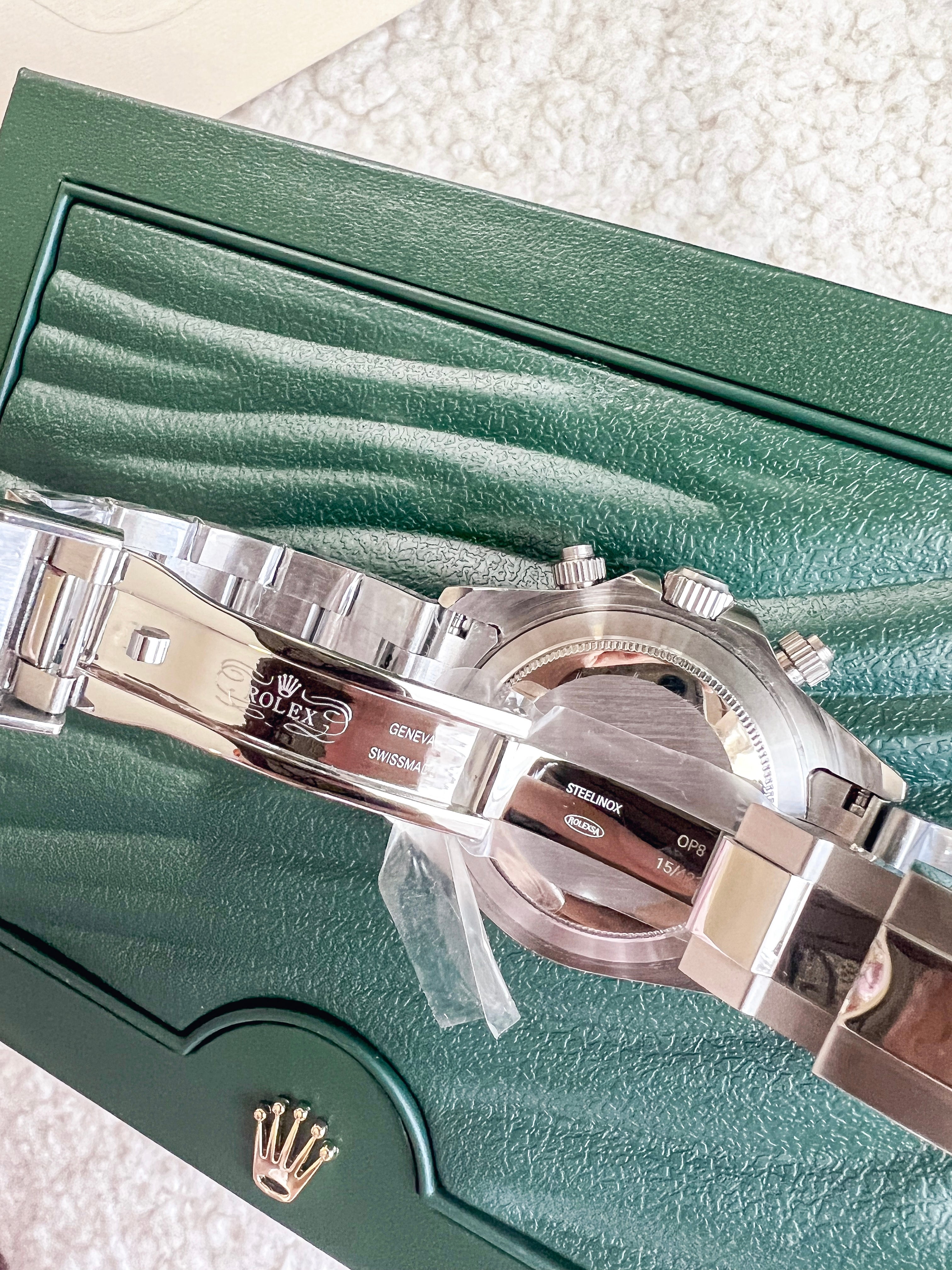 [TOP] ROLEX Daytona Chronograph White Dial - Silver