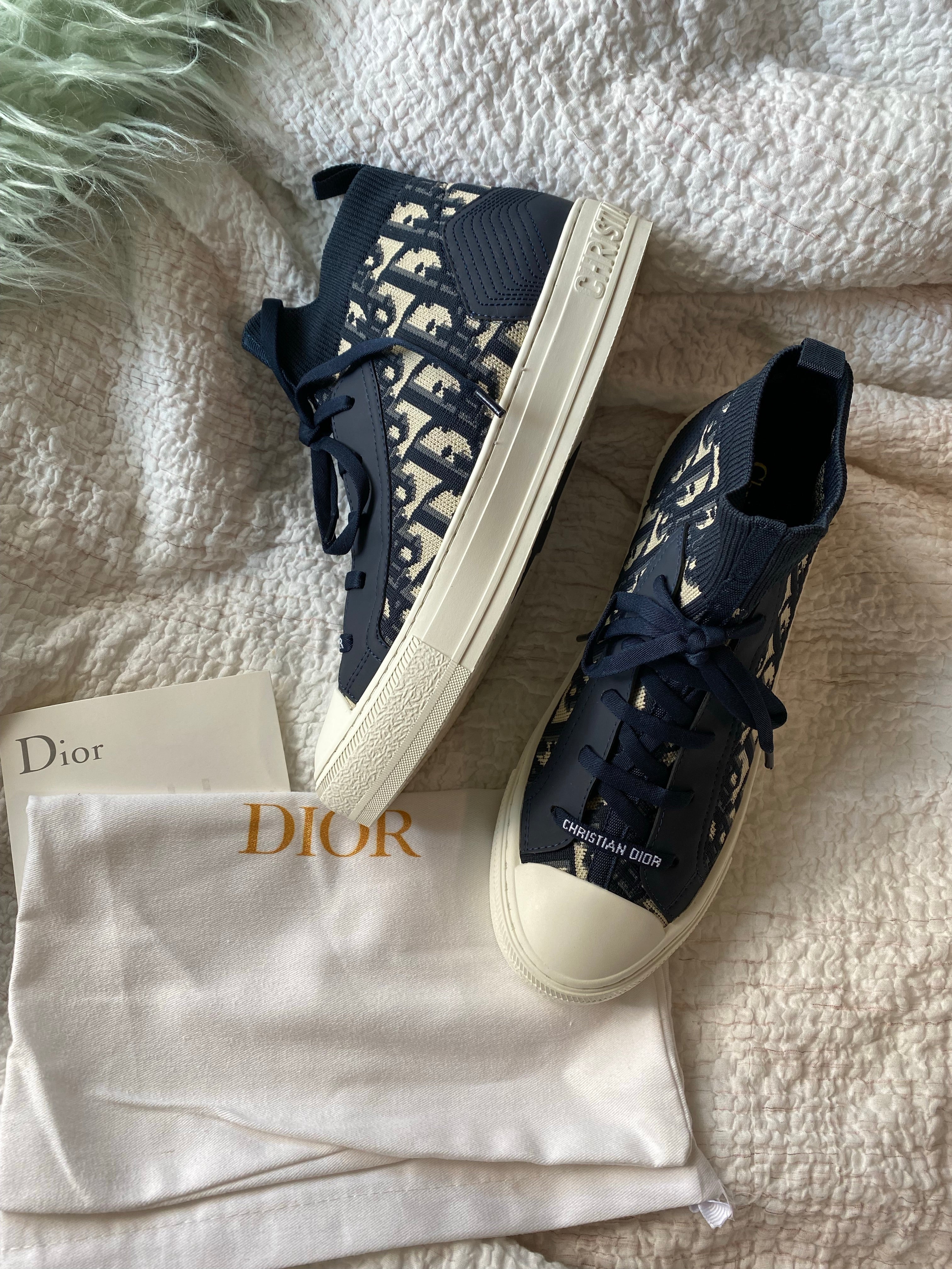 [TOP] Christian Dior Walk’n’  Mid Top Sneakers