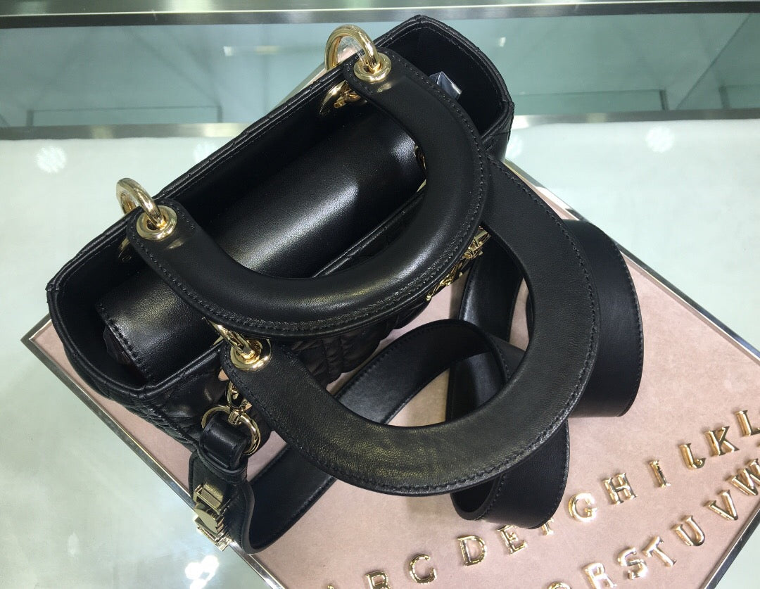 [TOP] Christian Dior Lady Christian Dior Bag ABC - Black