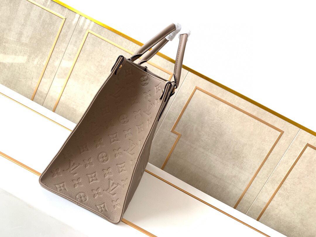 [TOP] Louis Vuitton LV On The Go MM 35x27x14cm- Turtle Dove