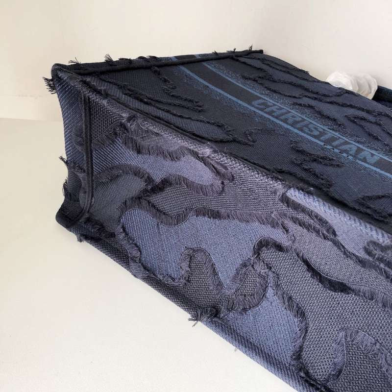 [TOP] Christian Dior Book Tote Camouflage Embroidery Large 41.5cm