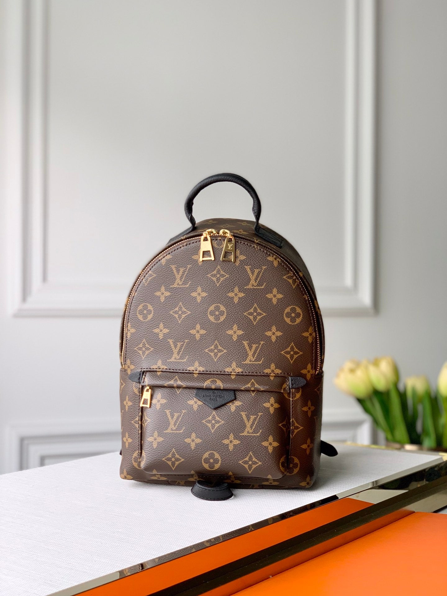 [TOP] Louis Vuitton LV Palm Sping Monogram Backpack 22 x 29 x 10cm- PM