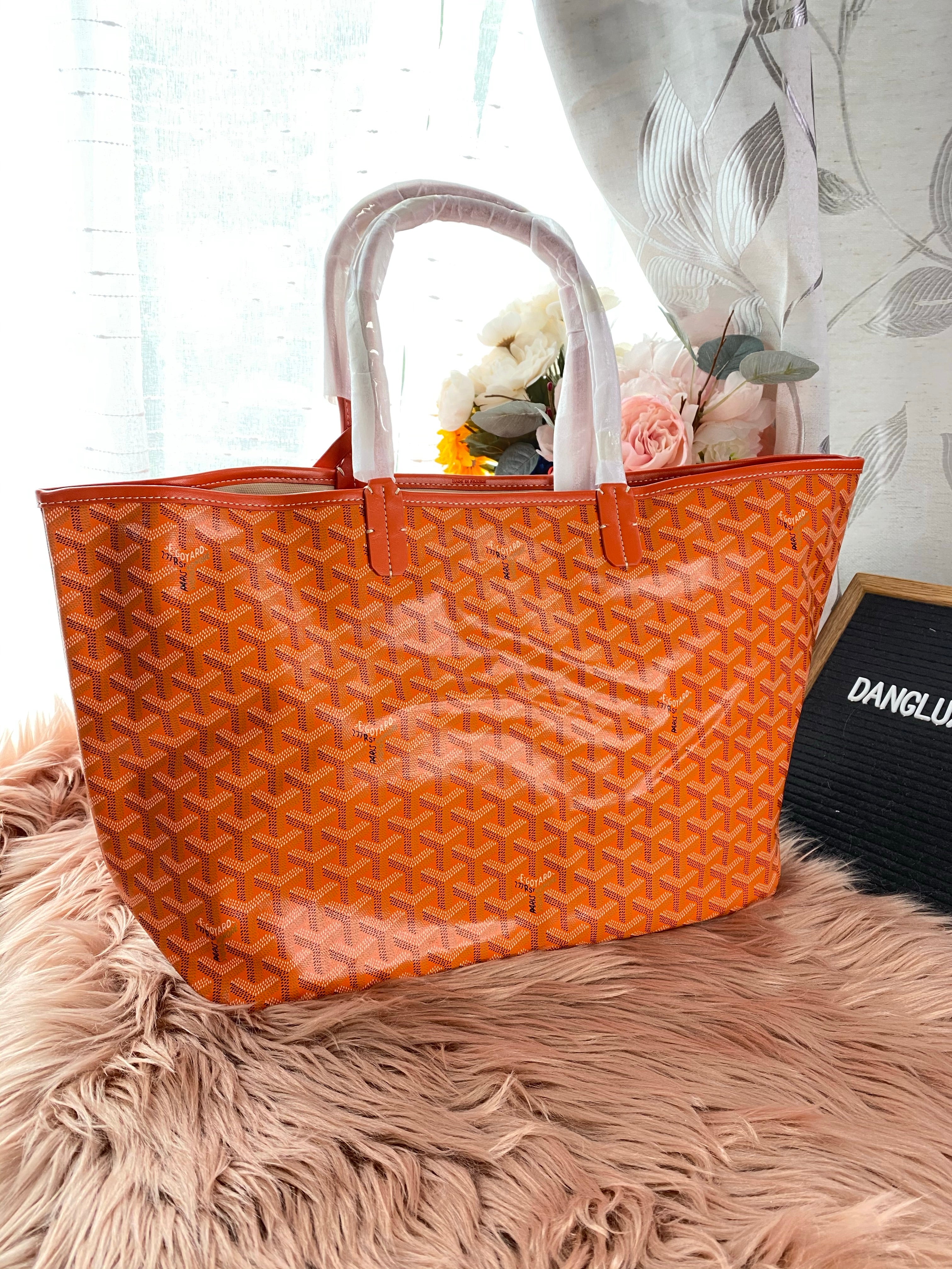 [TOP] Goyard Monogram St. Louis GM Tote - Orange
