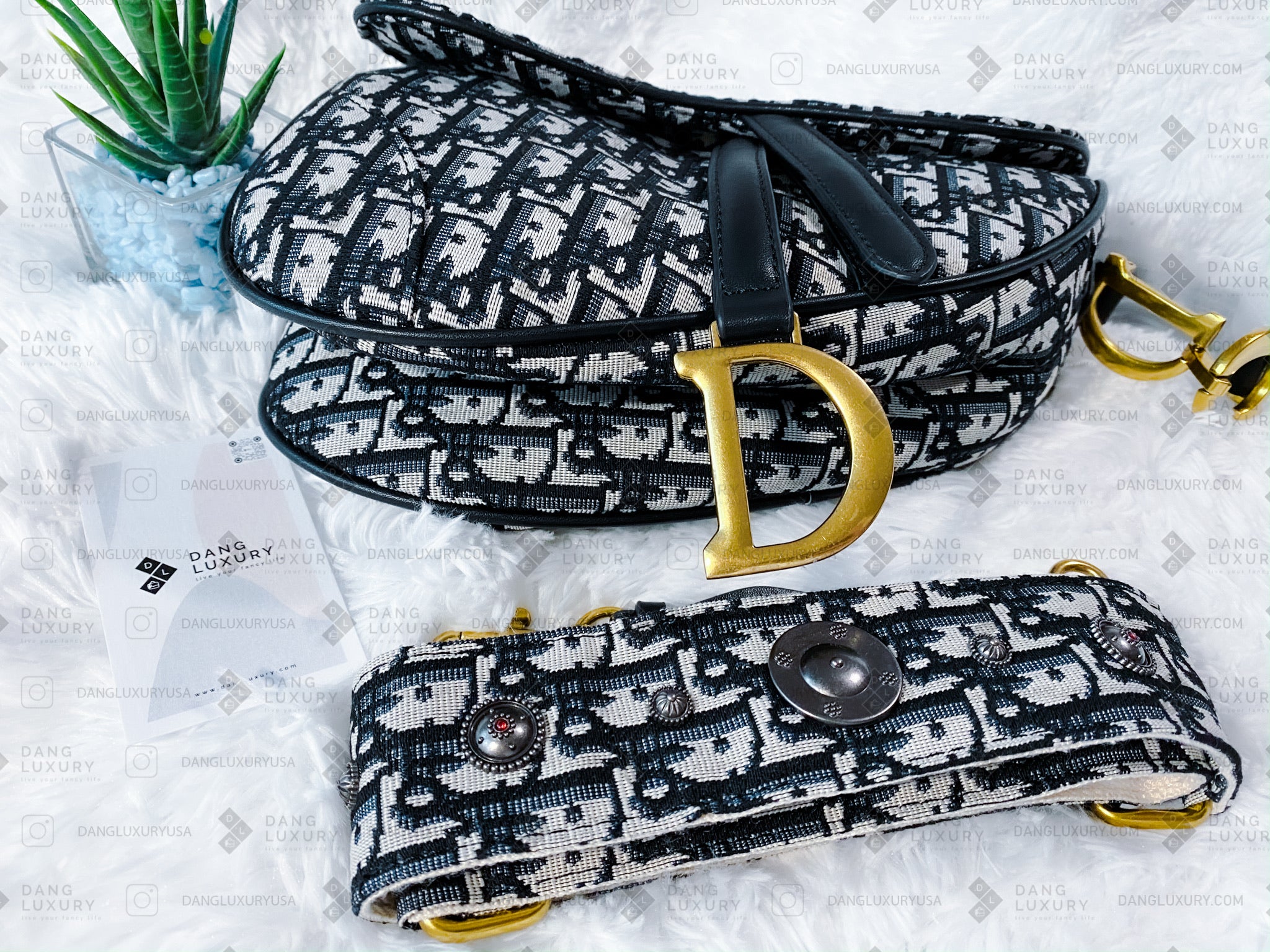 [TOP] Christian Dior Saddle Bag Oblique