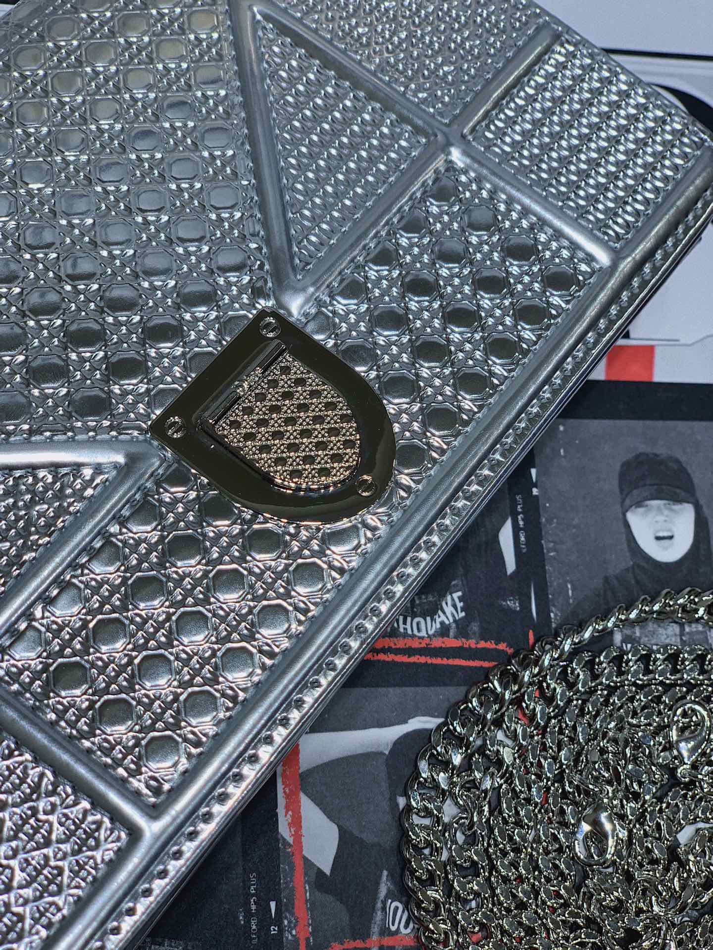 [TOP] Christian Dior D’Rama WOC - Silver