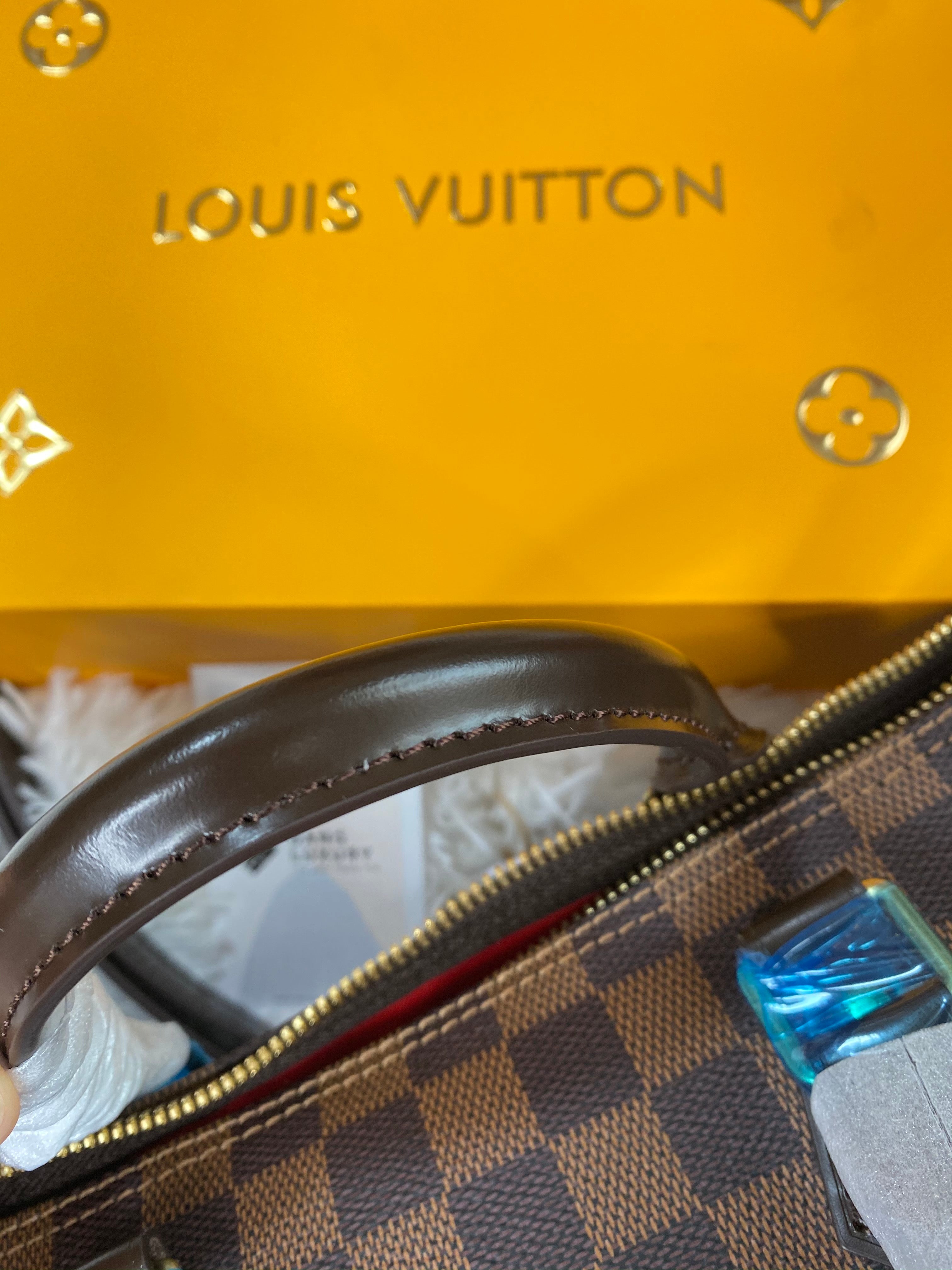 [TOP] Louis Vuitton LV  Speedy 30 Bag 30x21x17cm - Damier Ebene