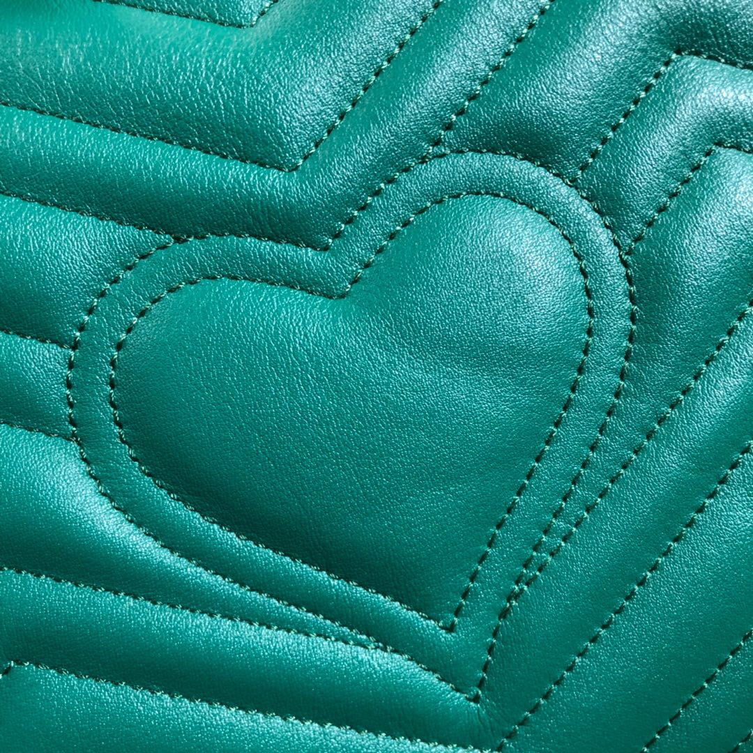 [TOP] GUCCI G*G Marmont Bag Medium 31cm- Green